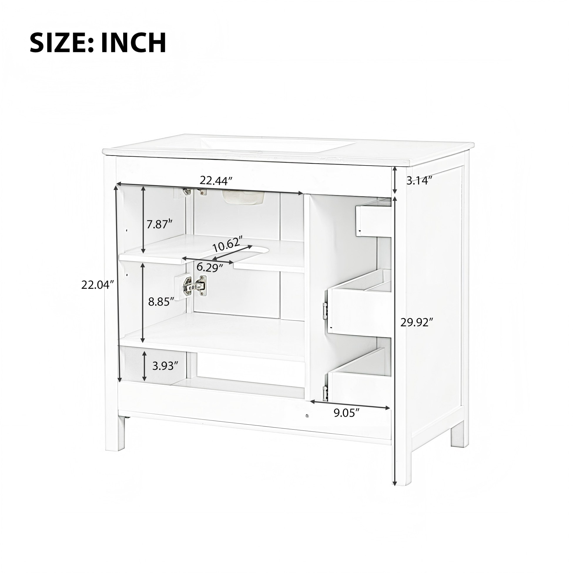 Iseryn YSG278EP245 Bath-Vanity-Combo - View #10