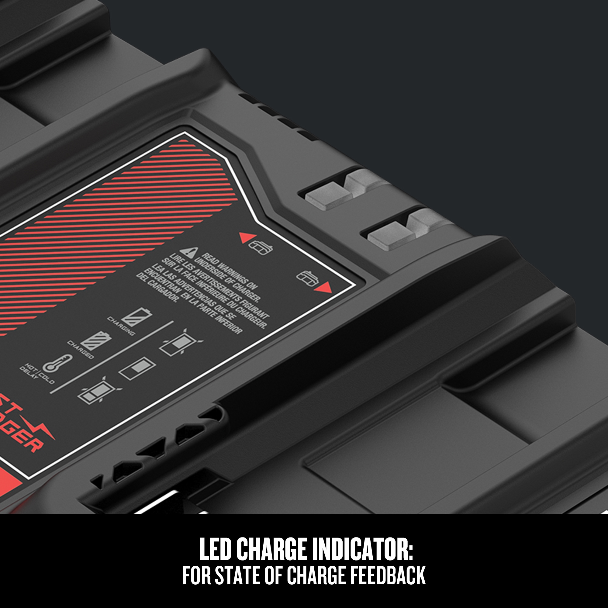 CMCB124 Dual Port V20 Battery Fast Charger Replacement for