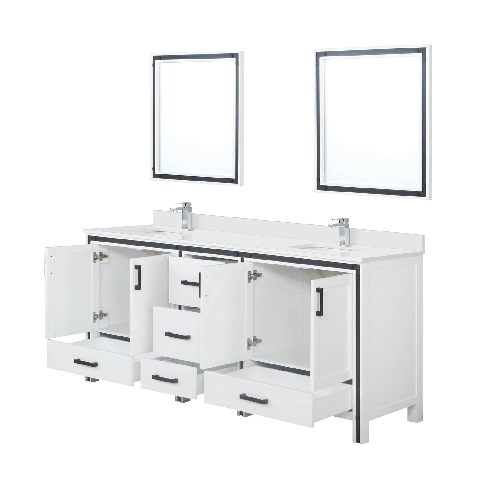 Lexora LVZV80DA211 Bath-Vanity-Combo - View #6