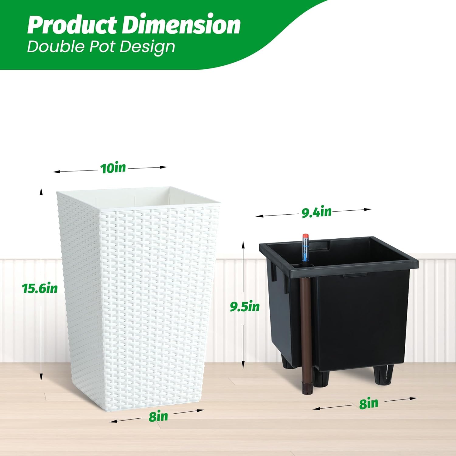 GAOMON POTSPS598R057 Planter-Window-Box - View #5