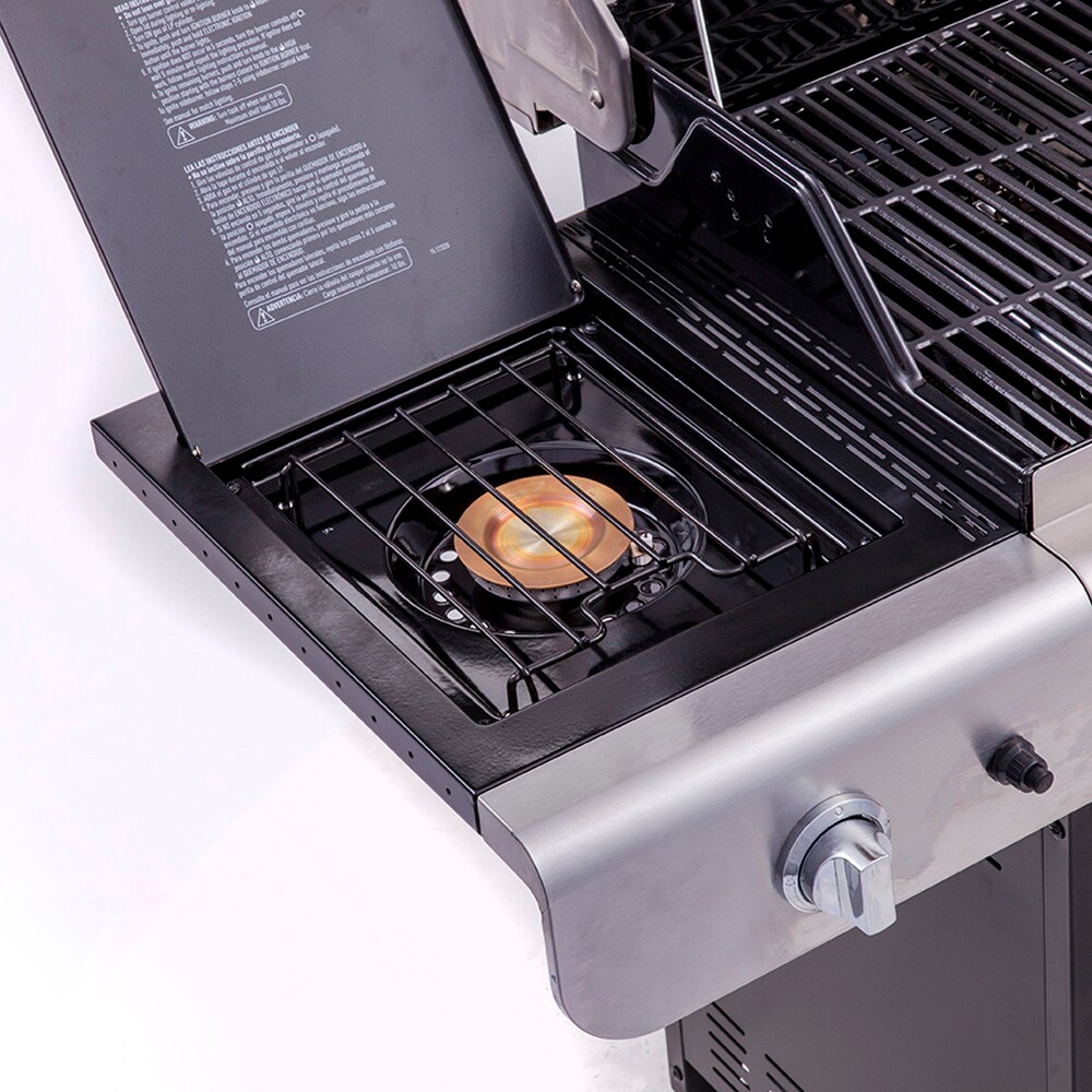 Char Broil Advantage Black Stainless 4 Burner Liquid Propane Gas