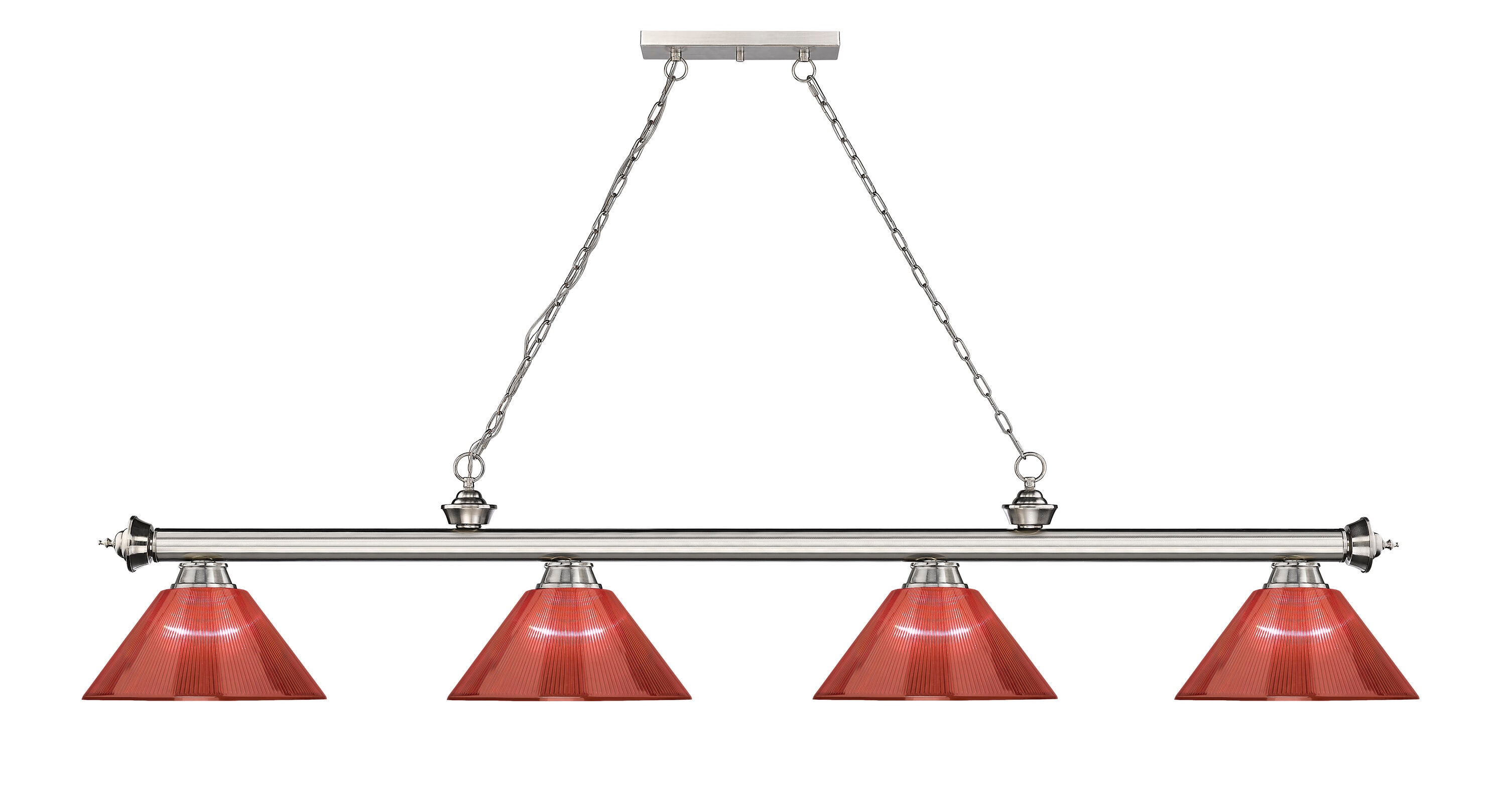 Z-Lite 2306-4BN-ARBG Pool-Table-Lighting - View #2