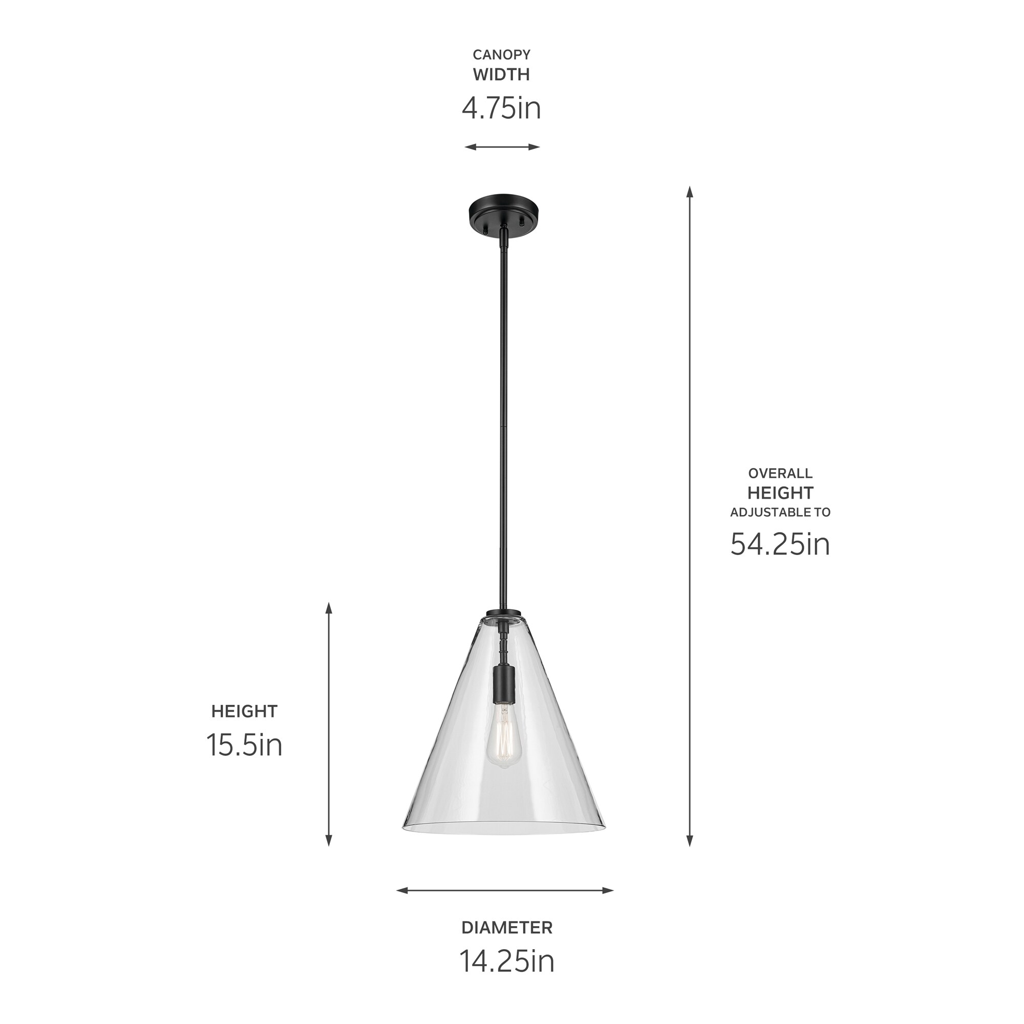Kichler 42200BK Pendant-Lights - View #4
