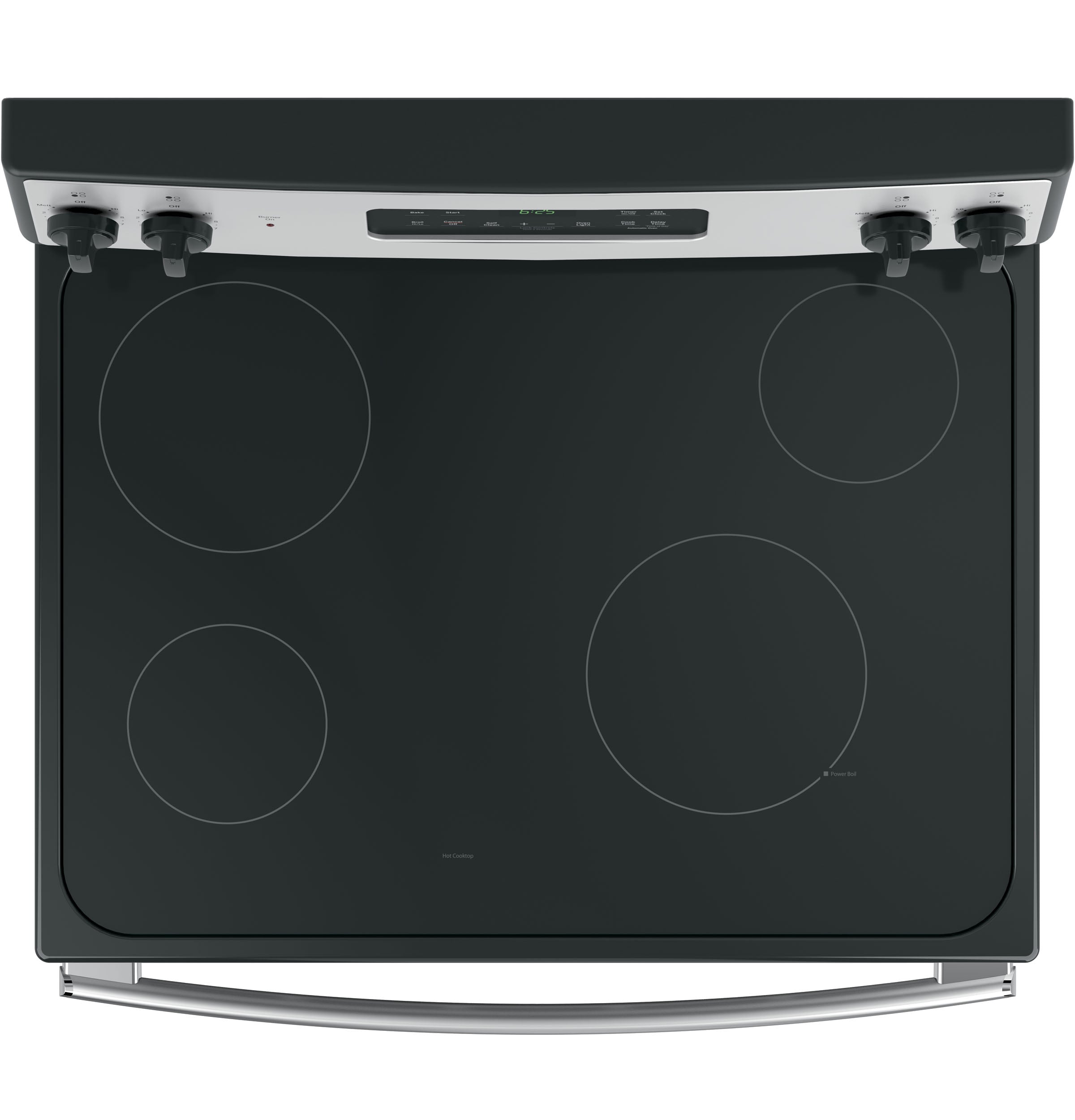 GE 30-in 4 Burners 5-cu ft Freestanding Electric Range (Stainless