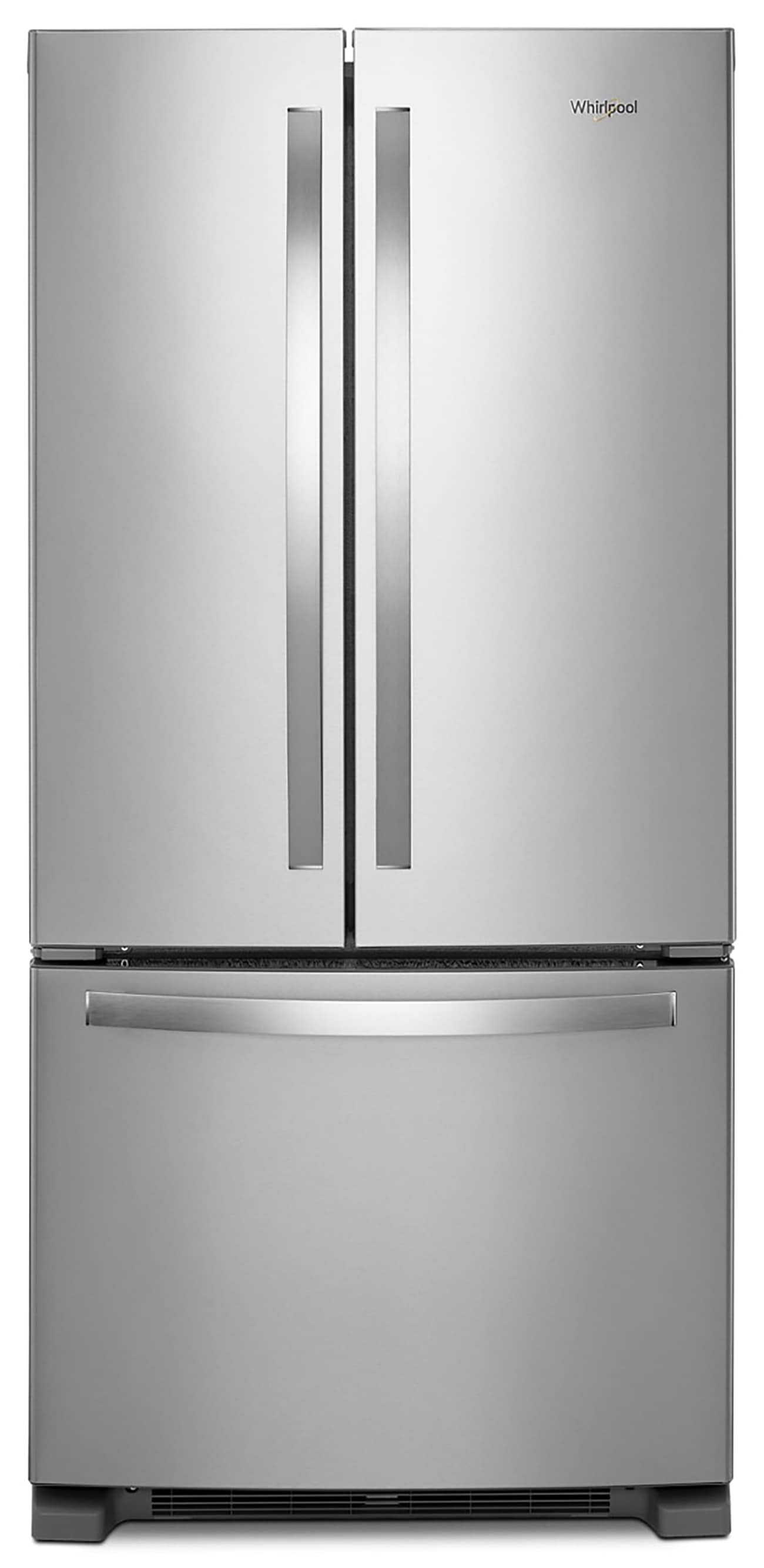 Whirlpool WRFF5333PZ Standard-Depth 22.1-cu ft 3 -Door French Door Refrigerator ( Stainless Steel ) ENERGY STAR Certified