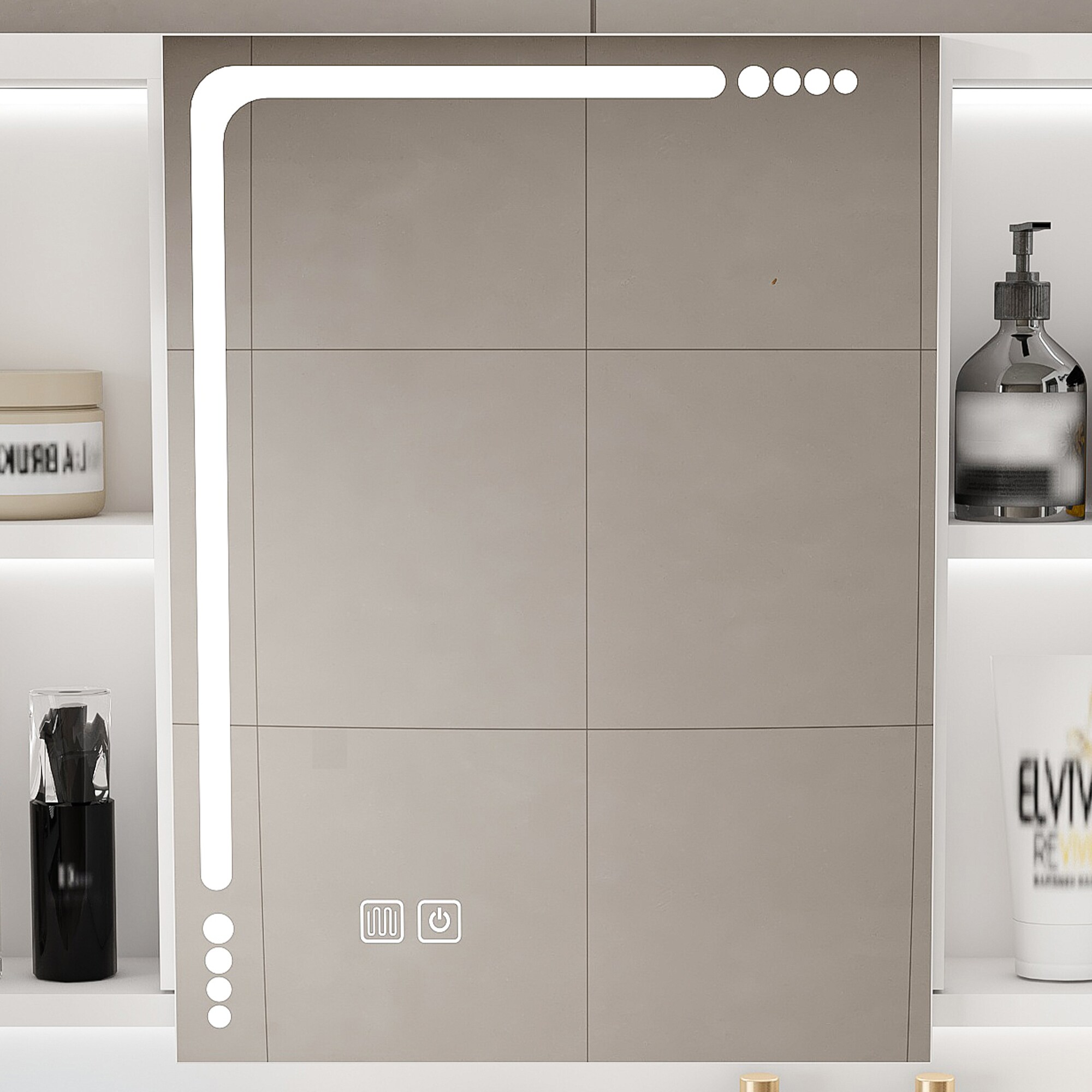 WELLFOR GIZMAY05PE Bathroom-Medicine-Cabinets - View #10