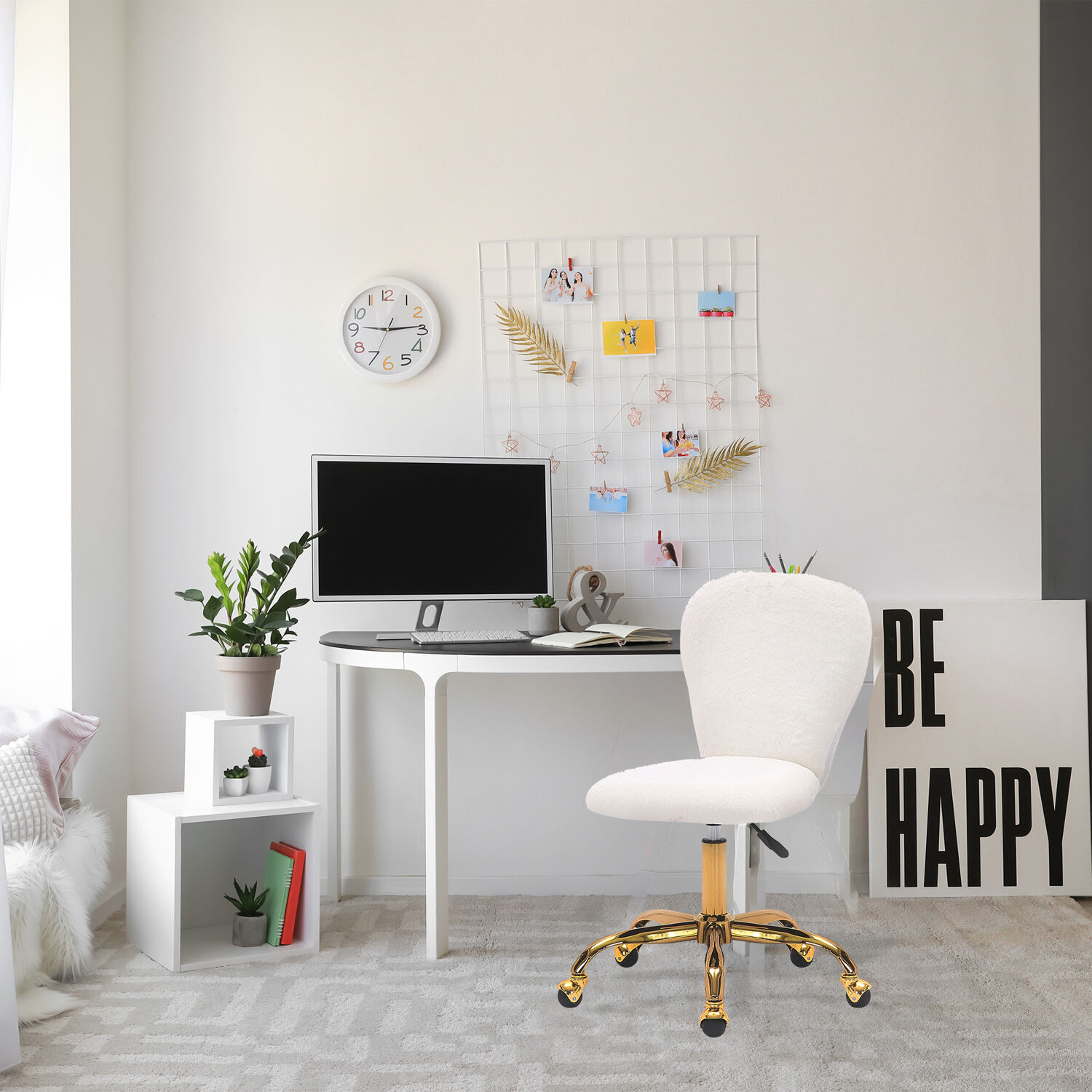 Critter Sitters CSKIDSOC-GLD/WHT Office-Chairs - View #8