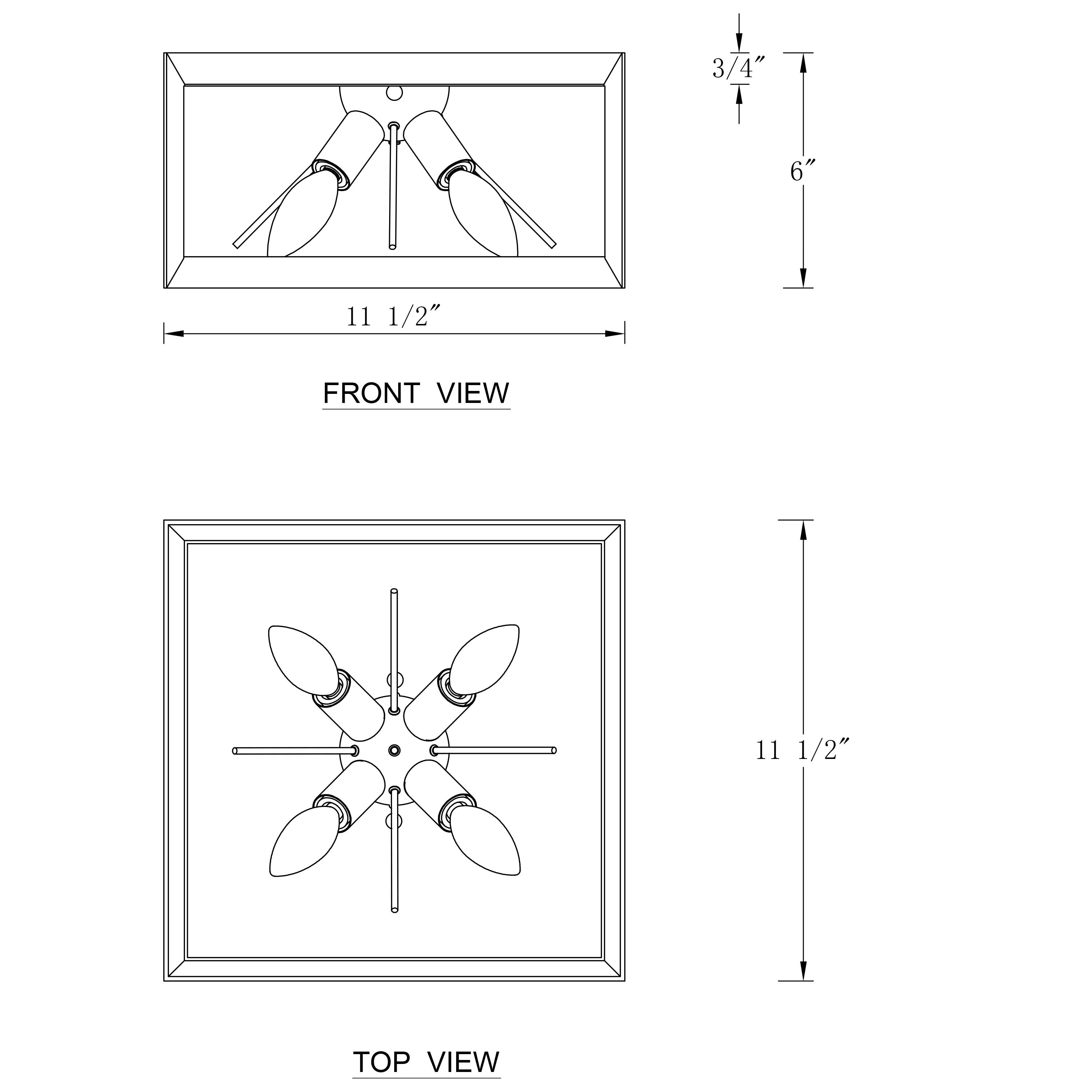 C Cattleya CA2179-FM flushmounts - View #6