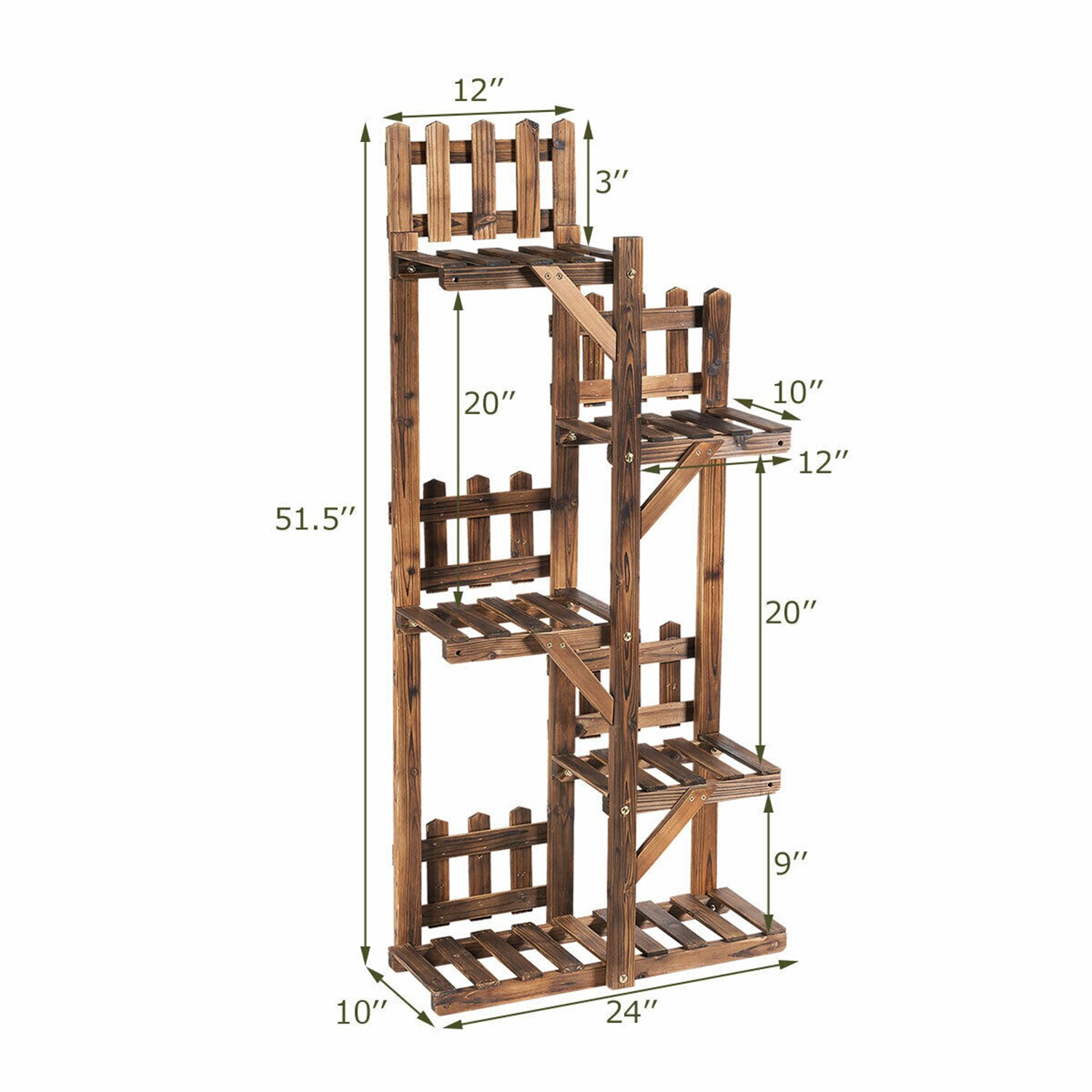 WELLFOR GT-HPY-3565 Plant-Stand - View #7