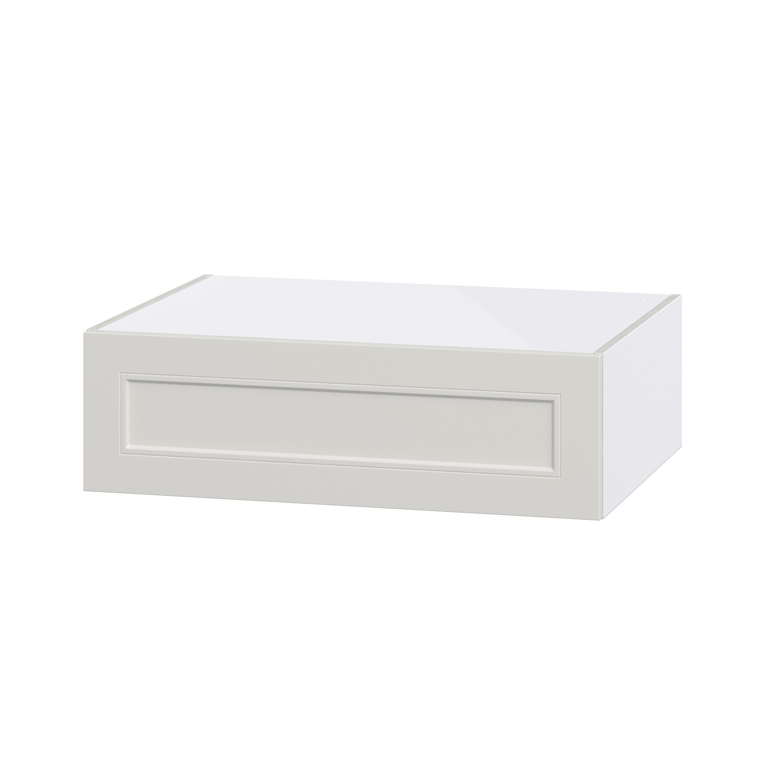 Hugo&Borg Belcourt 33-in W x 10-in H x 14-in D Gray Painted Wall Fully Assembled Cabinet (Recessed Panel Shaker Door Style)
