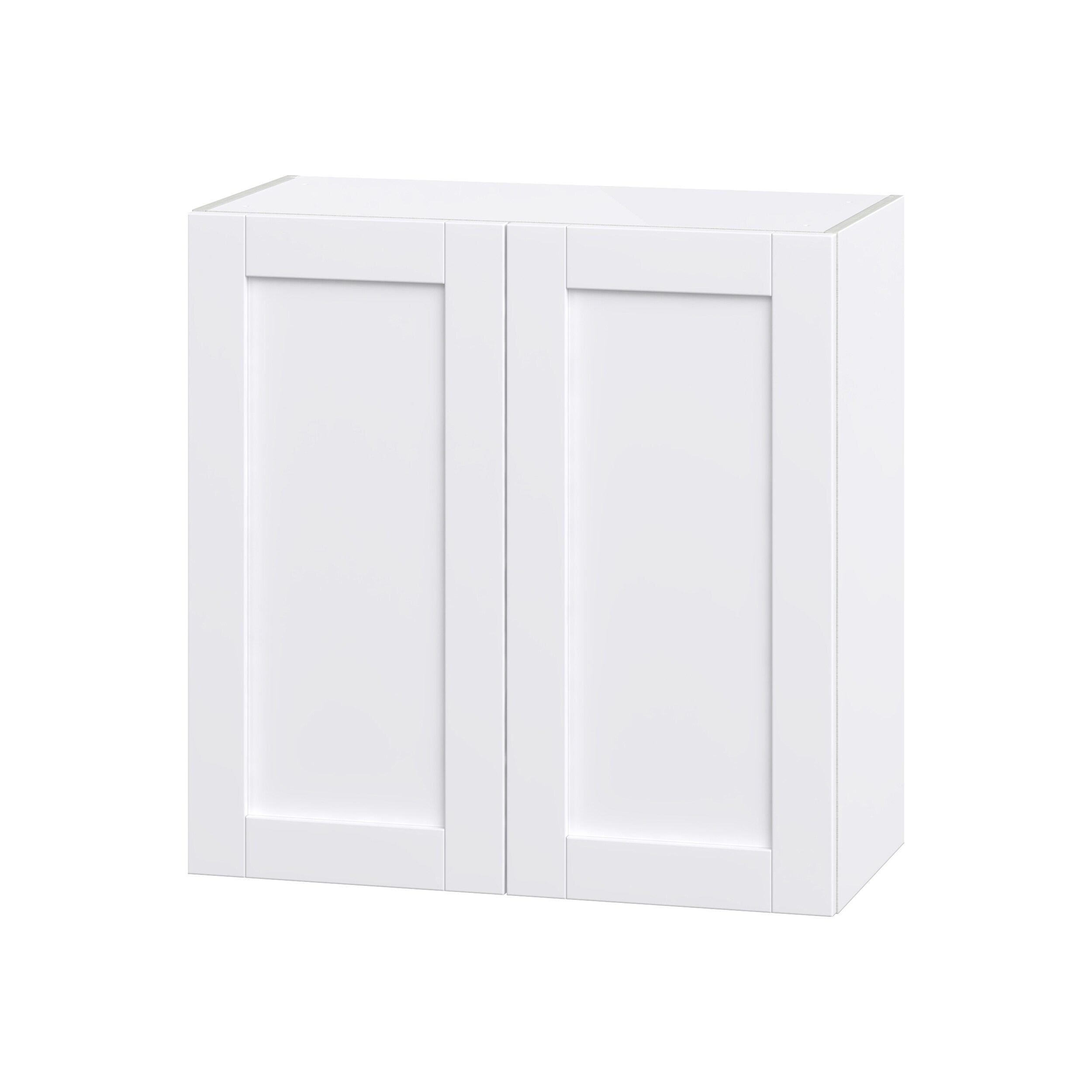 Hugo&Borg Rosemont 30-in W x 35-in H x 14-in D Glacier White Wall Fully Assembled Cabinet (Flat Panel Shaker Door Style)