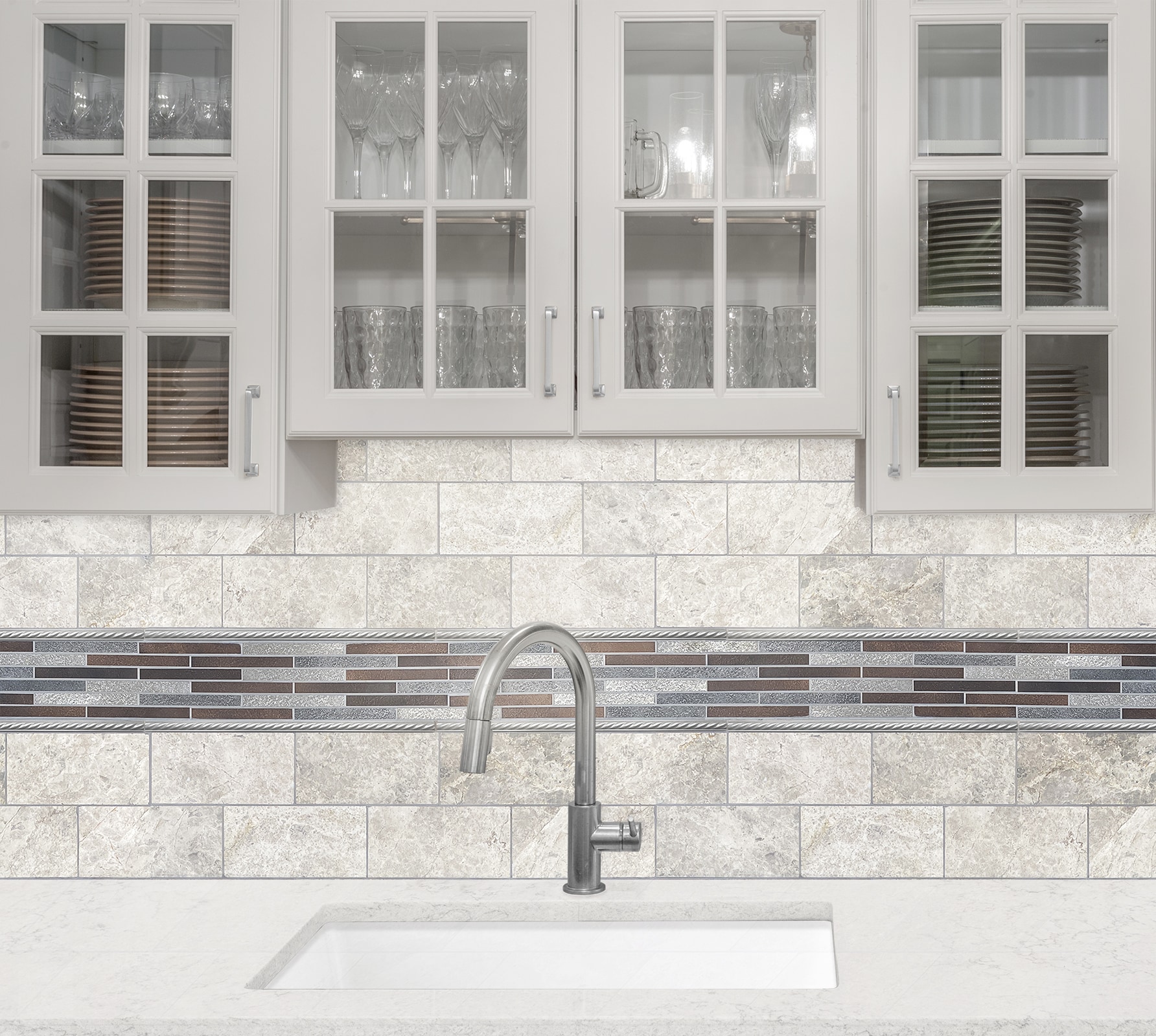 allen + roth TILE454069011L Wall-Trim-Accent-Tile - View #3