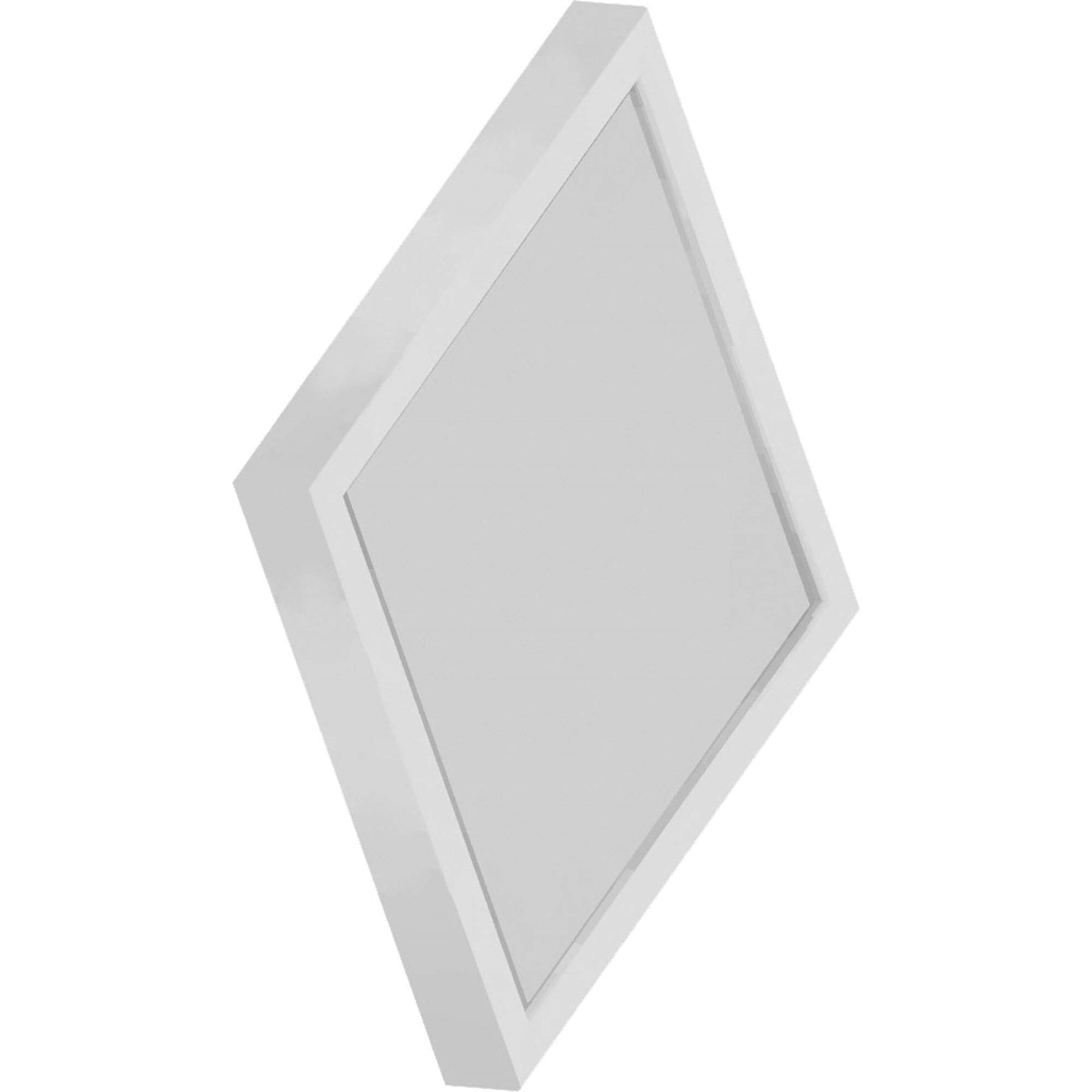 White 12" Square LED Flush Mount Ceiling Light
