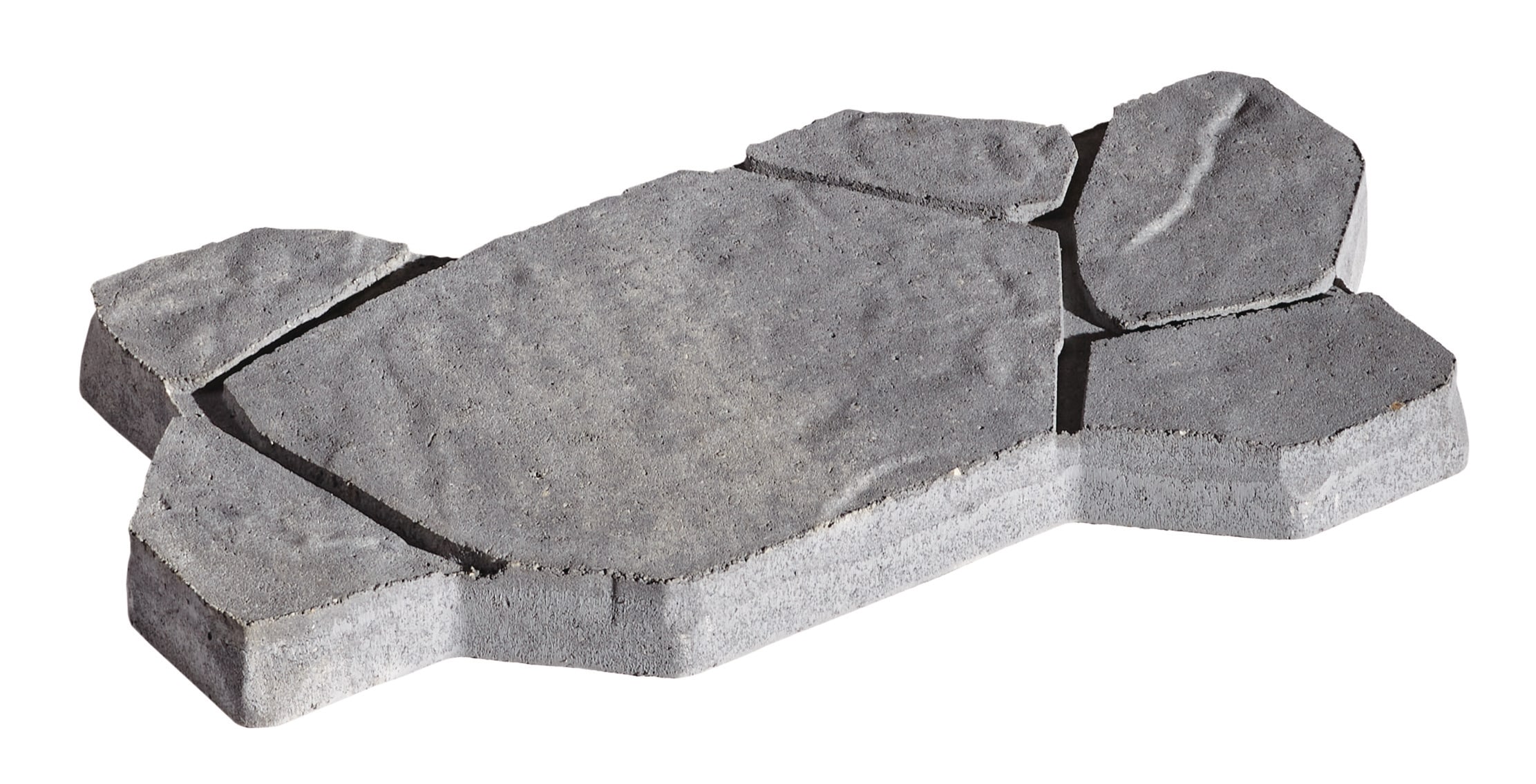 Irregular Sable Concrete Stepping Stone