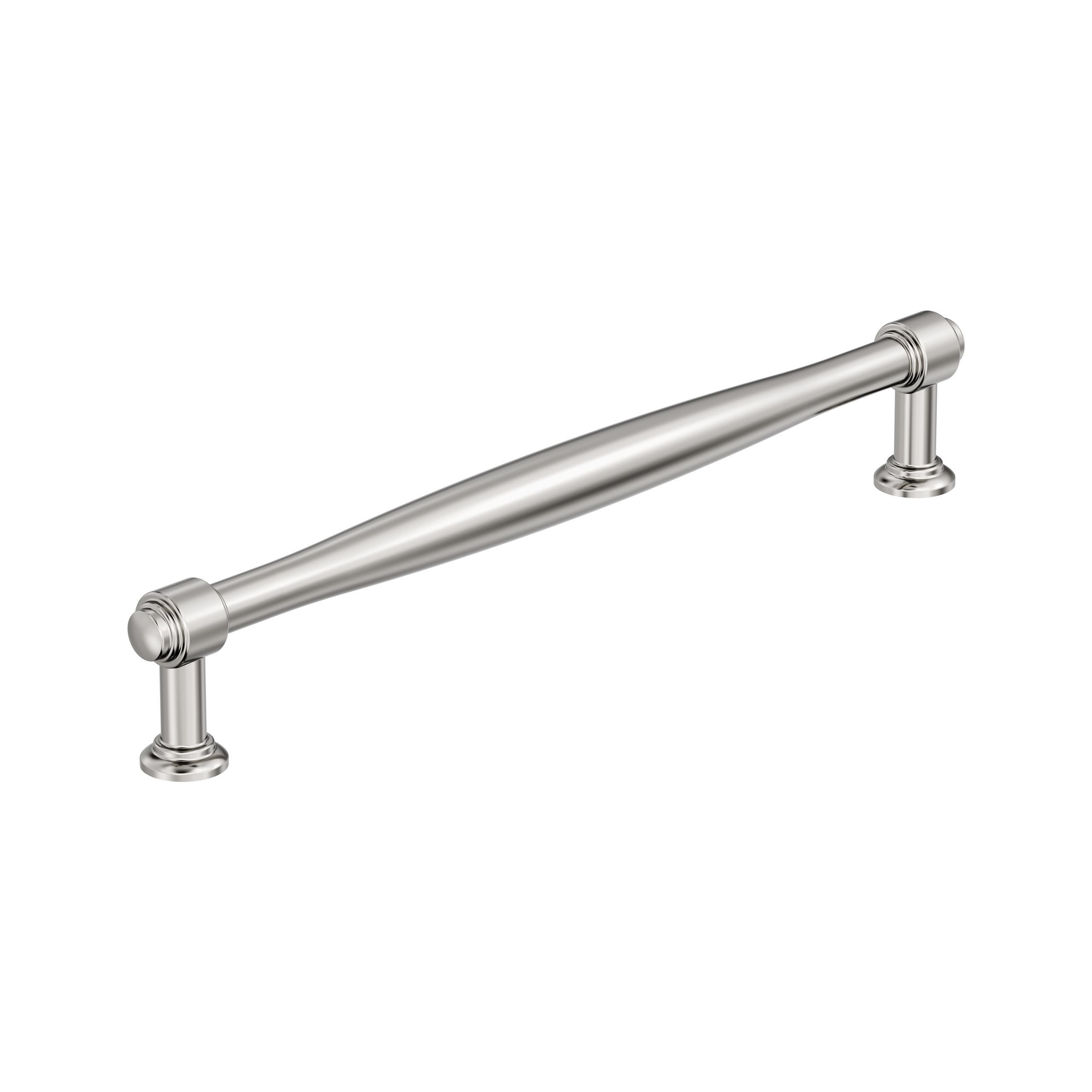 Amerock BP37729PN Enlivity 12-in , 305mm Center to Center Polished Nickel Cylindrical Bar For Use on Appliances Drawer Pulls