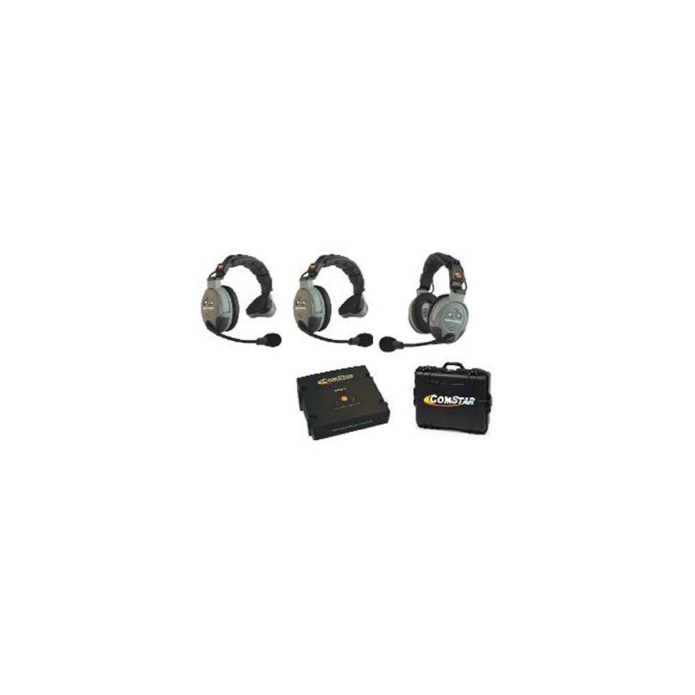  TCNCD340540 Eartec EAR-COMSTAR-XT3 Complete 3 Person Headset System