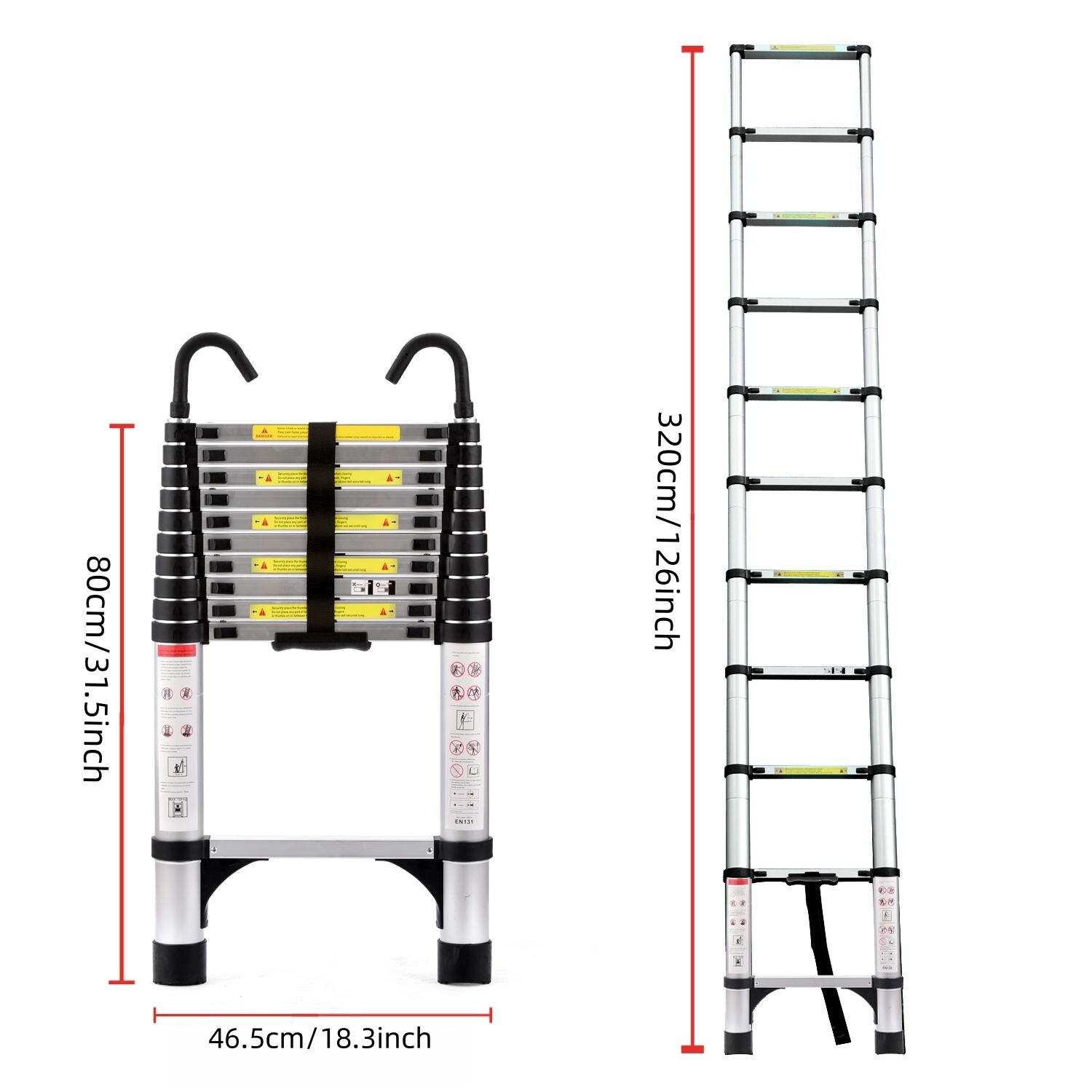 Wooakway FXLS0607-604D83 Extension-Ladders - View #8