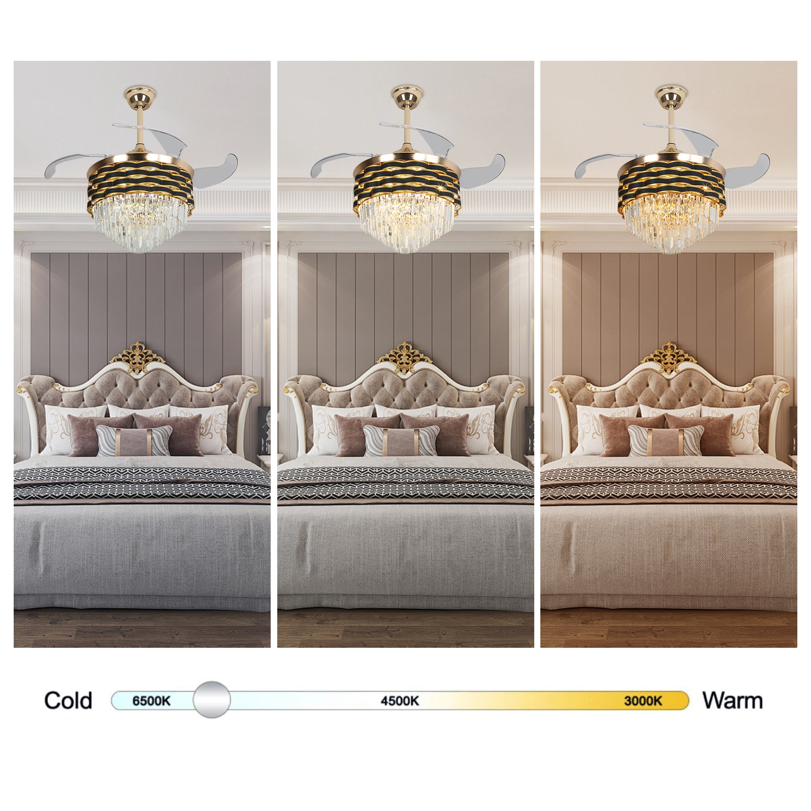 Oukaning JZUCOD-00790099 Ceiling-Fans - View #4