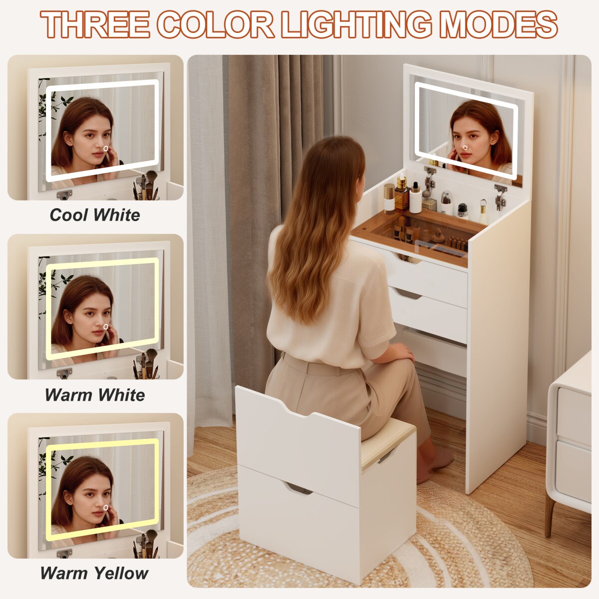 Streamdale Furniture W5252P447369 Bedroom-Vanities - View #4