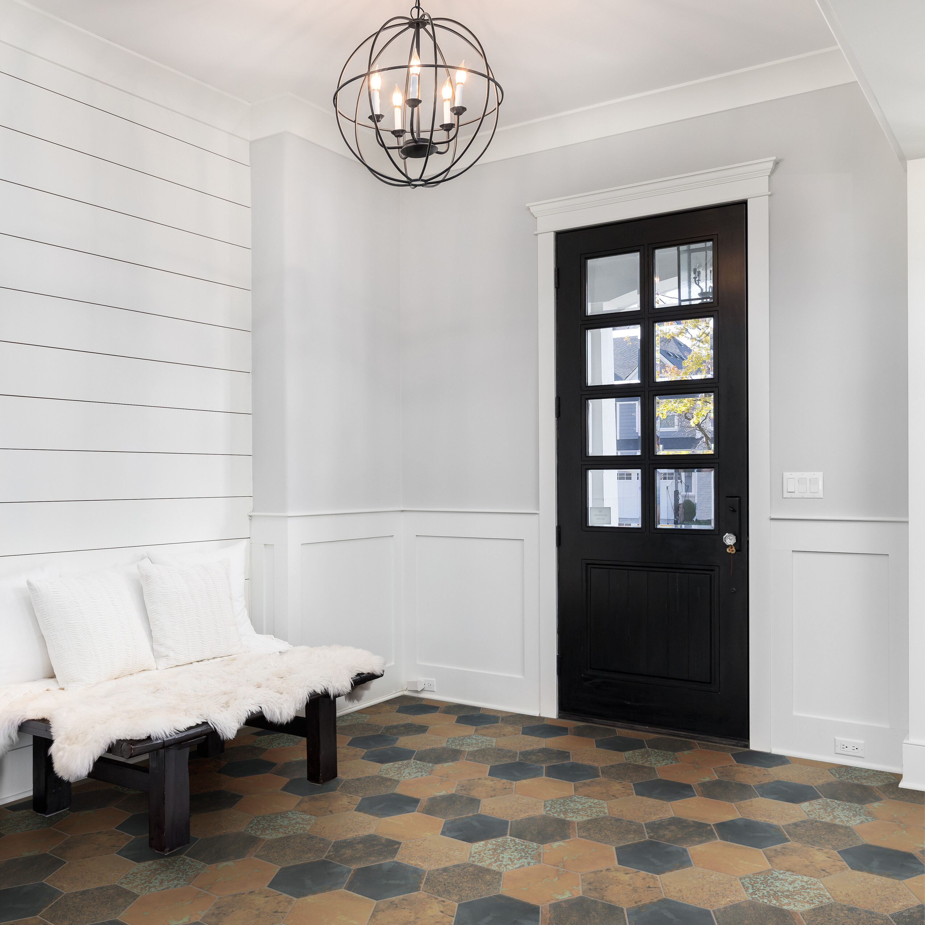Maheno Hex 9.88" x 8.63" Matte Porcelain Wall & Floor Tile