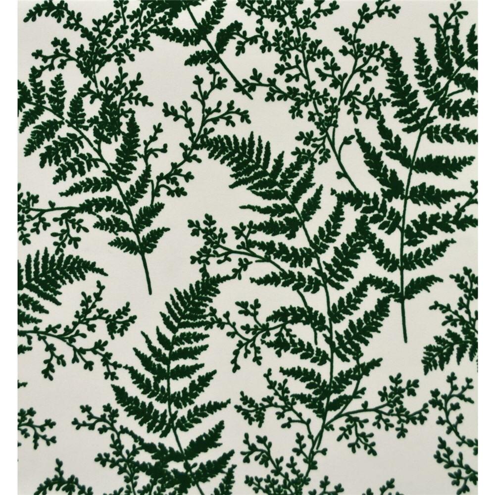 Green Floral Vintage Wallpaper Paisleylike Rose YM7061 DR