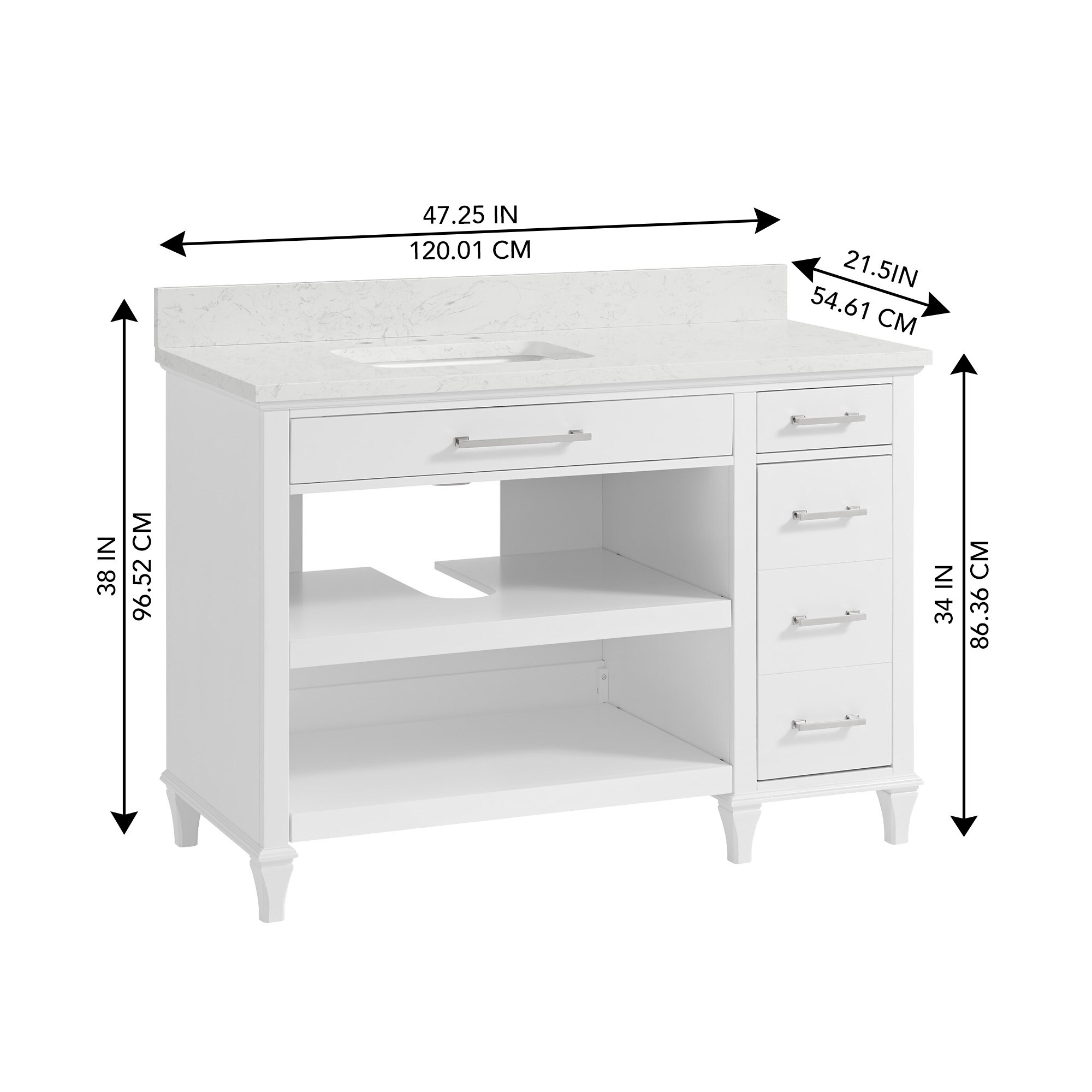 allen + roth 1789VADA-48-201-925 Bath-Vanity-Combo - View #12