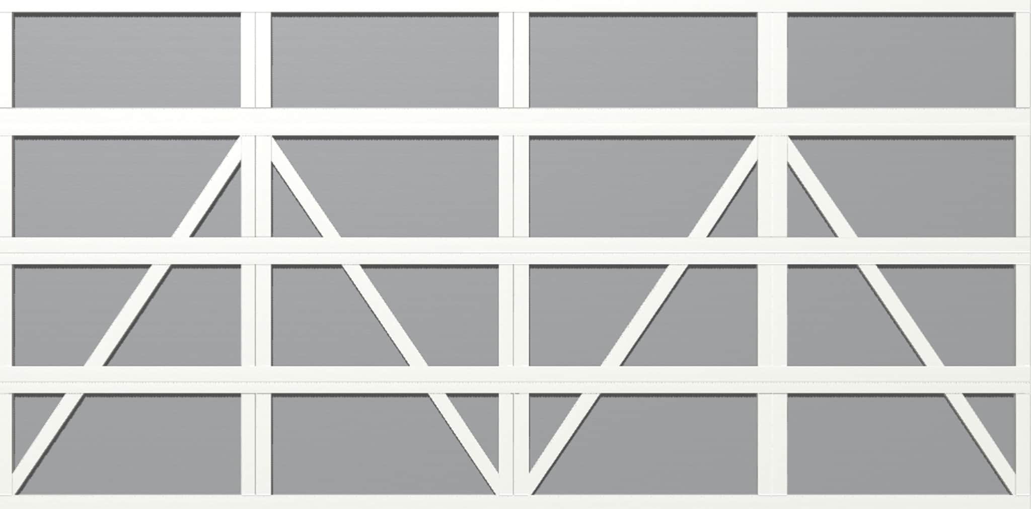 Wayne Dalton WD9405CHWGY168 Classic Steel Model 9405 16-ft x 8-ft Insulated White, Gray Double Garage Door