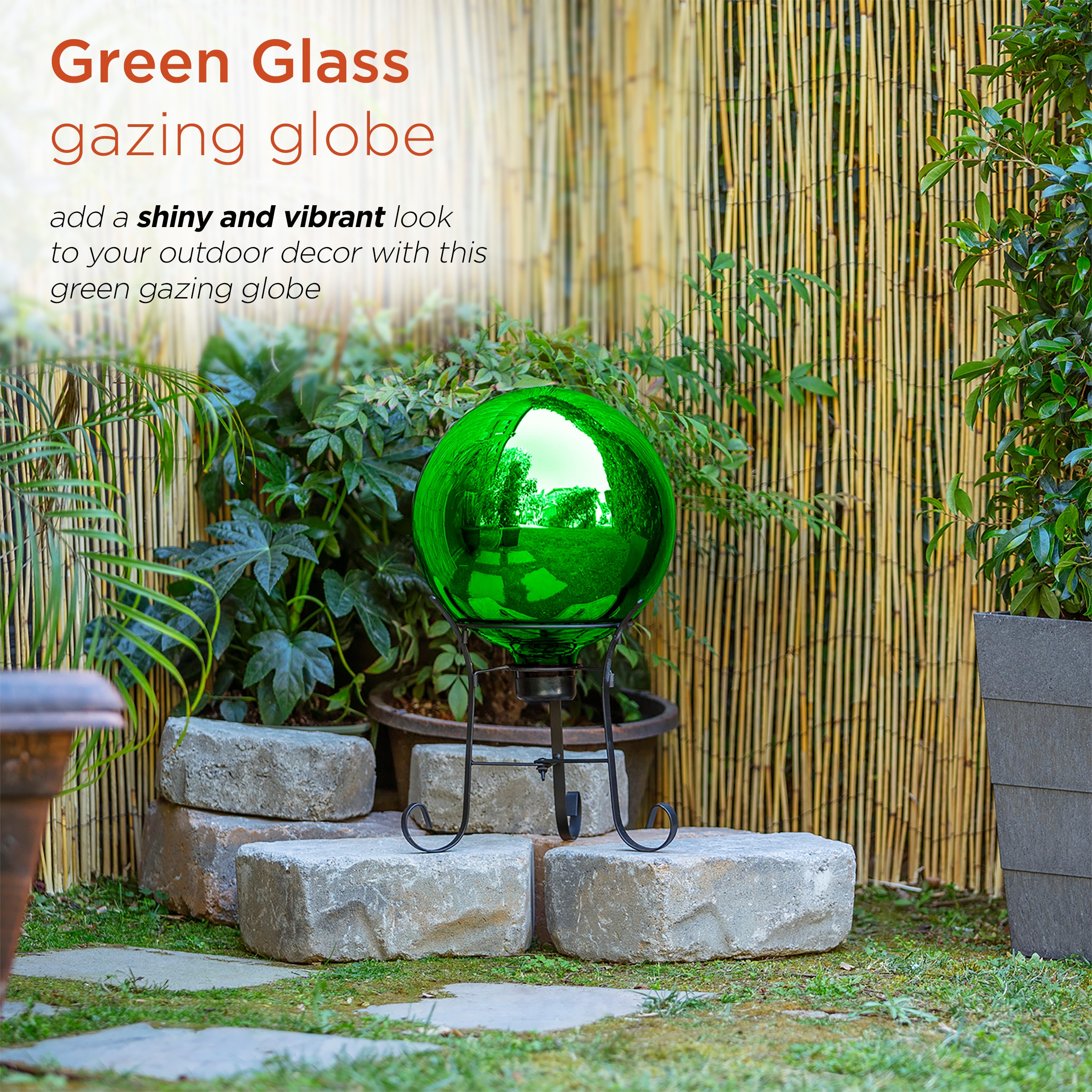 Alpine Corporation GLB292GN Gazing-Ball-Stand - View #4