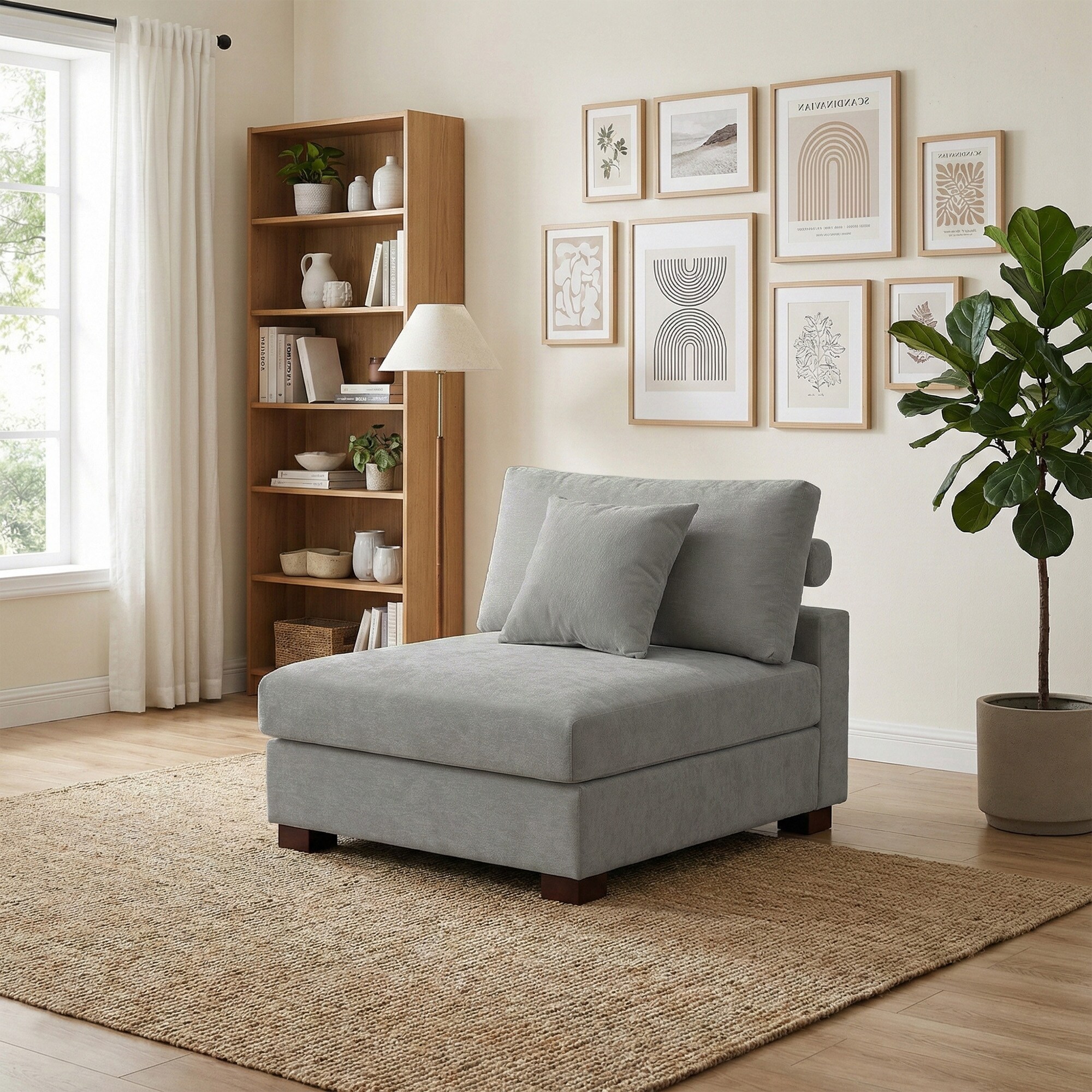Dreamsidea LS-CS07-C-GRA-AL Sofas-Loveseats - View #5