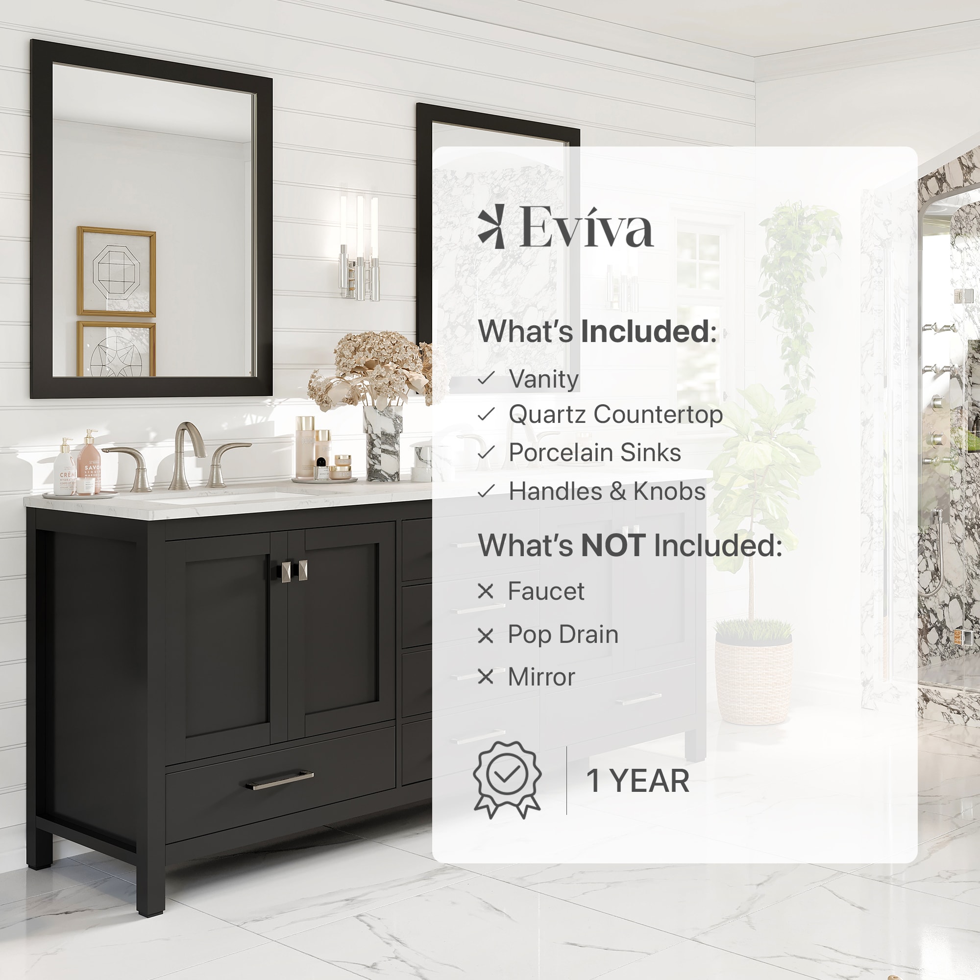 Eviva EVVN412-78ES-Q Bath-Vanity-Combo - View #7