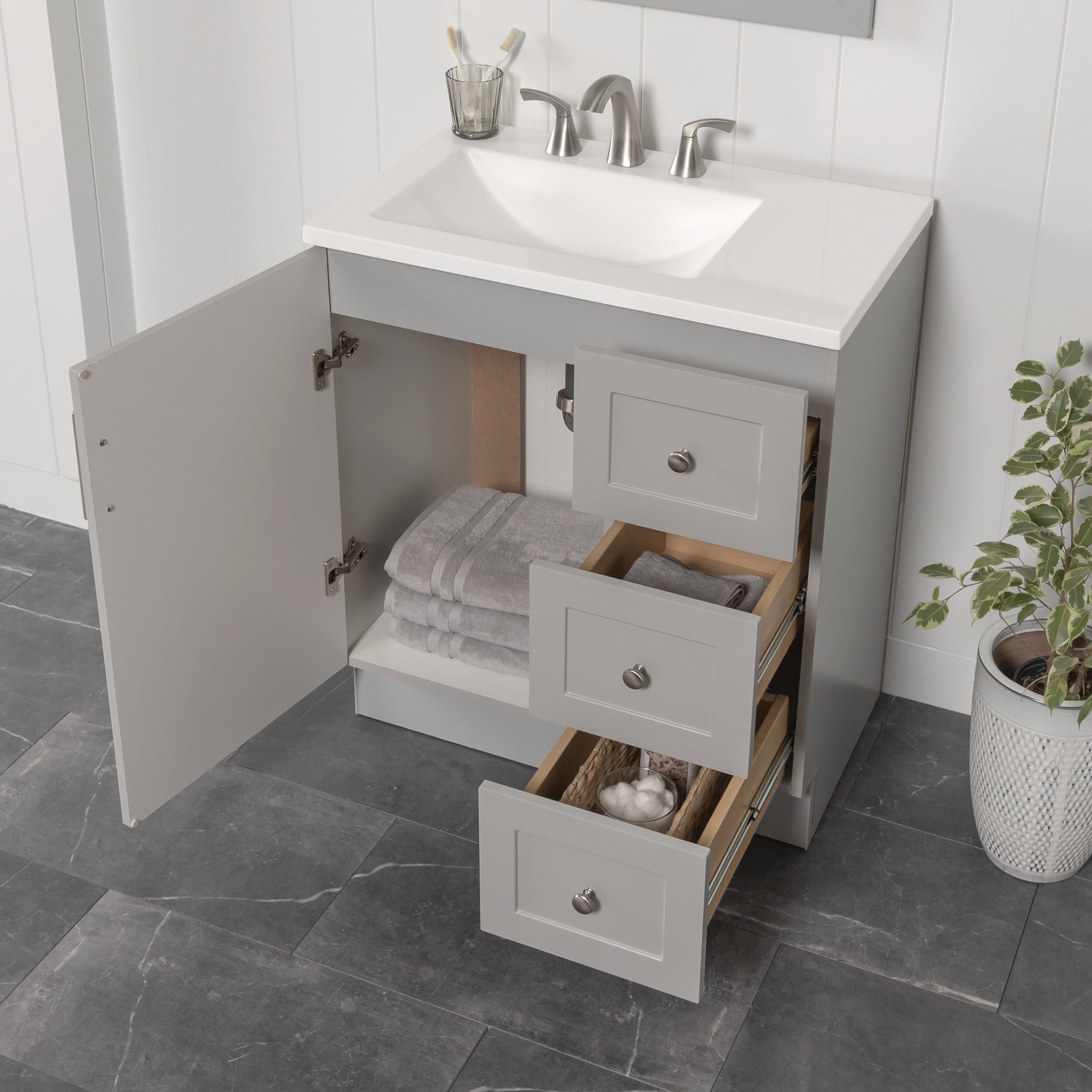 Project Source DV30P2-CY Bath-Vanity-Combo - View #3