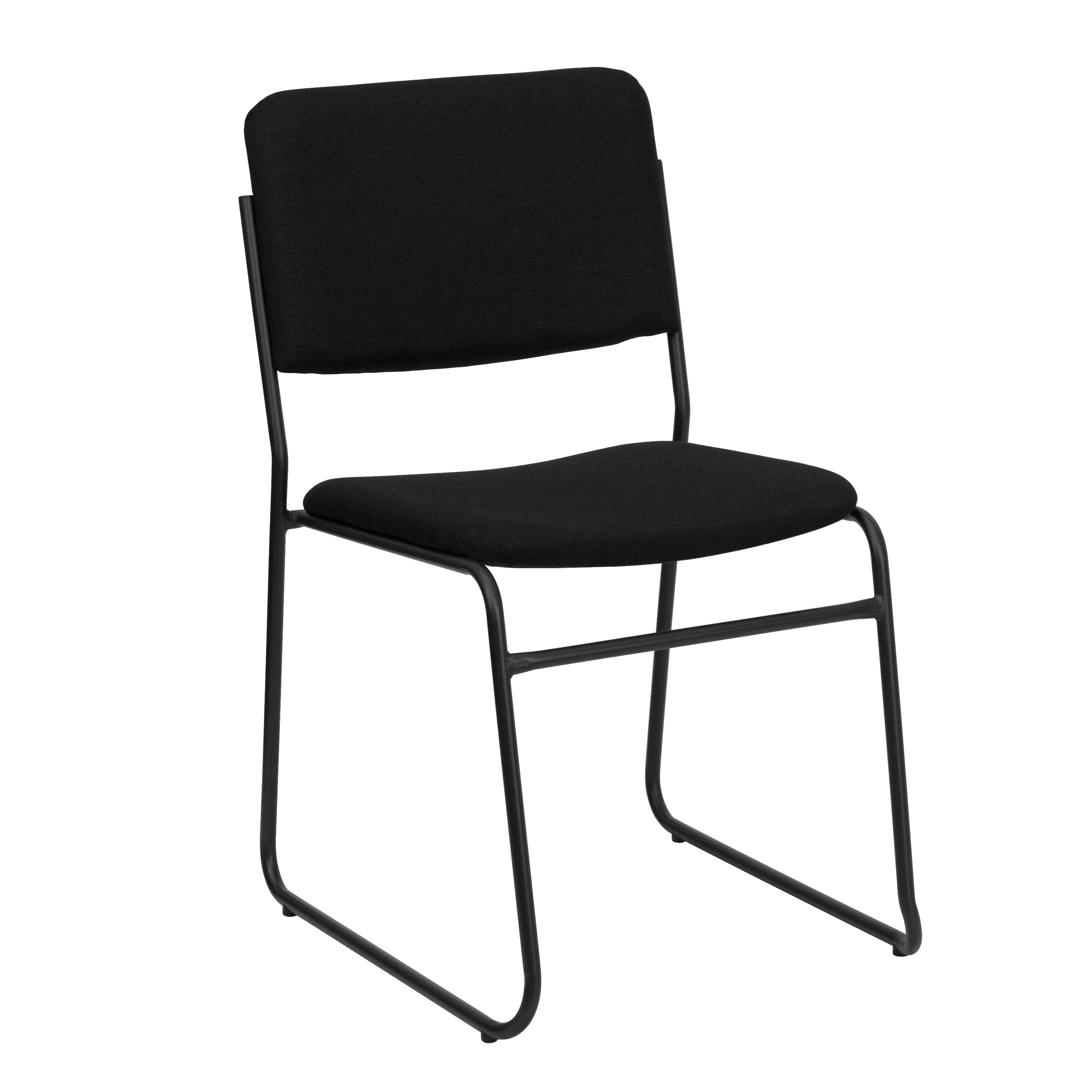 Flash Furniture 847254007726 Modern Black Fabric/Black Frame Accent Chair