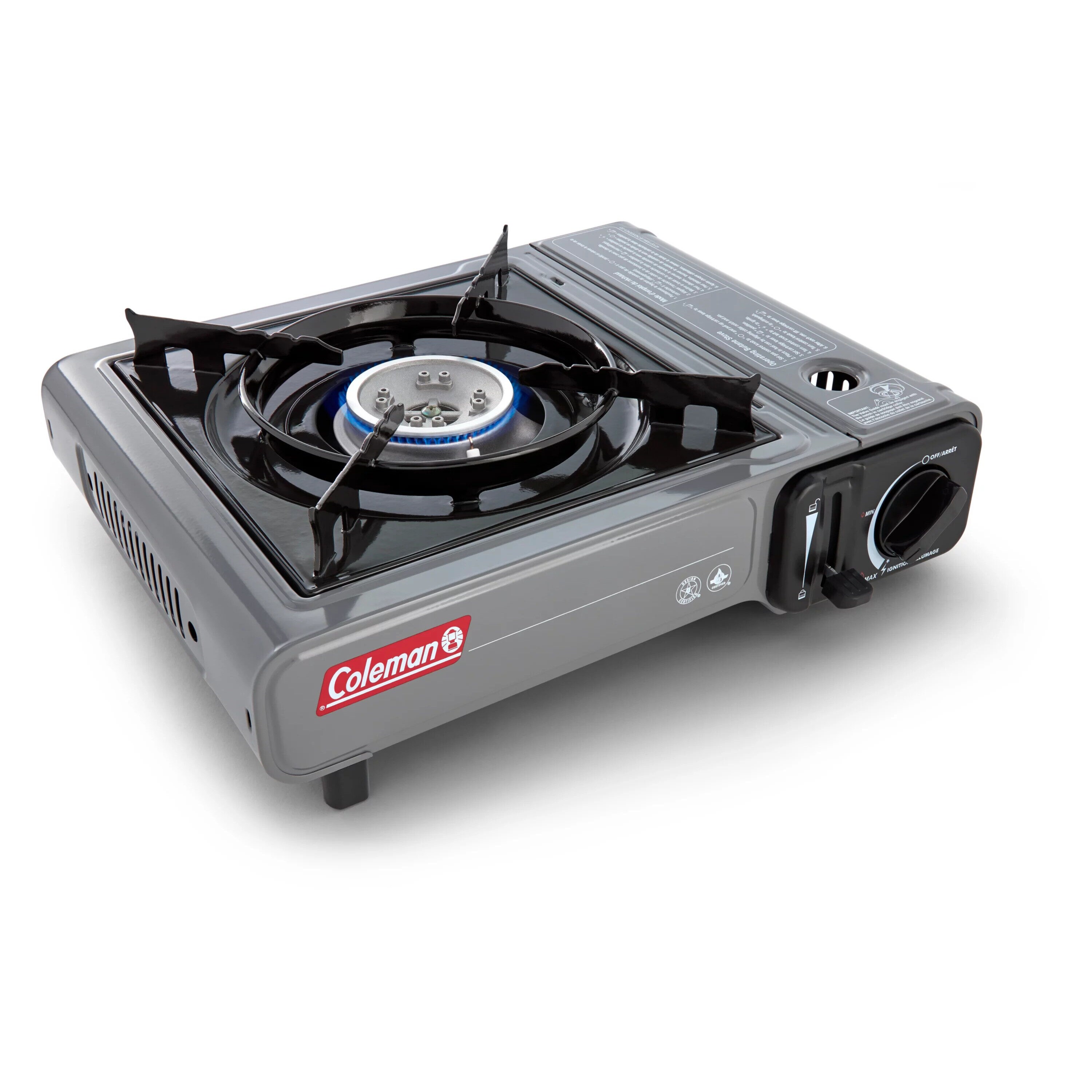 Coleman Classic 1-Burner Butane Stove, Portable Camping Stove with Carry  Case & Push-Button Starter, Includes Precise Temperature Control & 7,650  BTUs