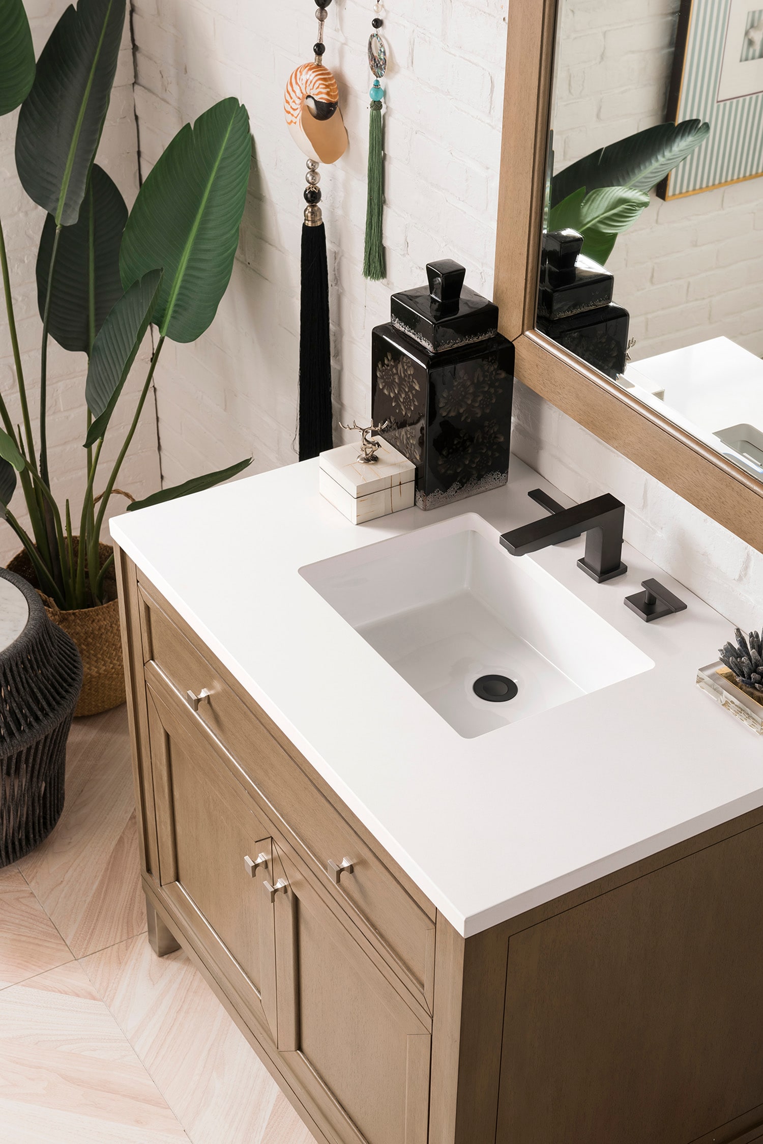 James Martin Vanities 305-V36-WWW-3CLW Bath-Vanity-Combo - View #3