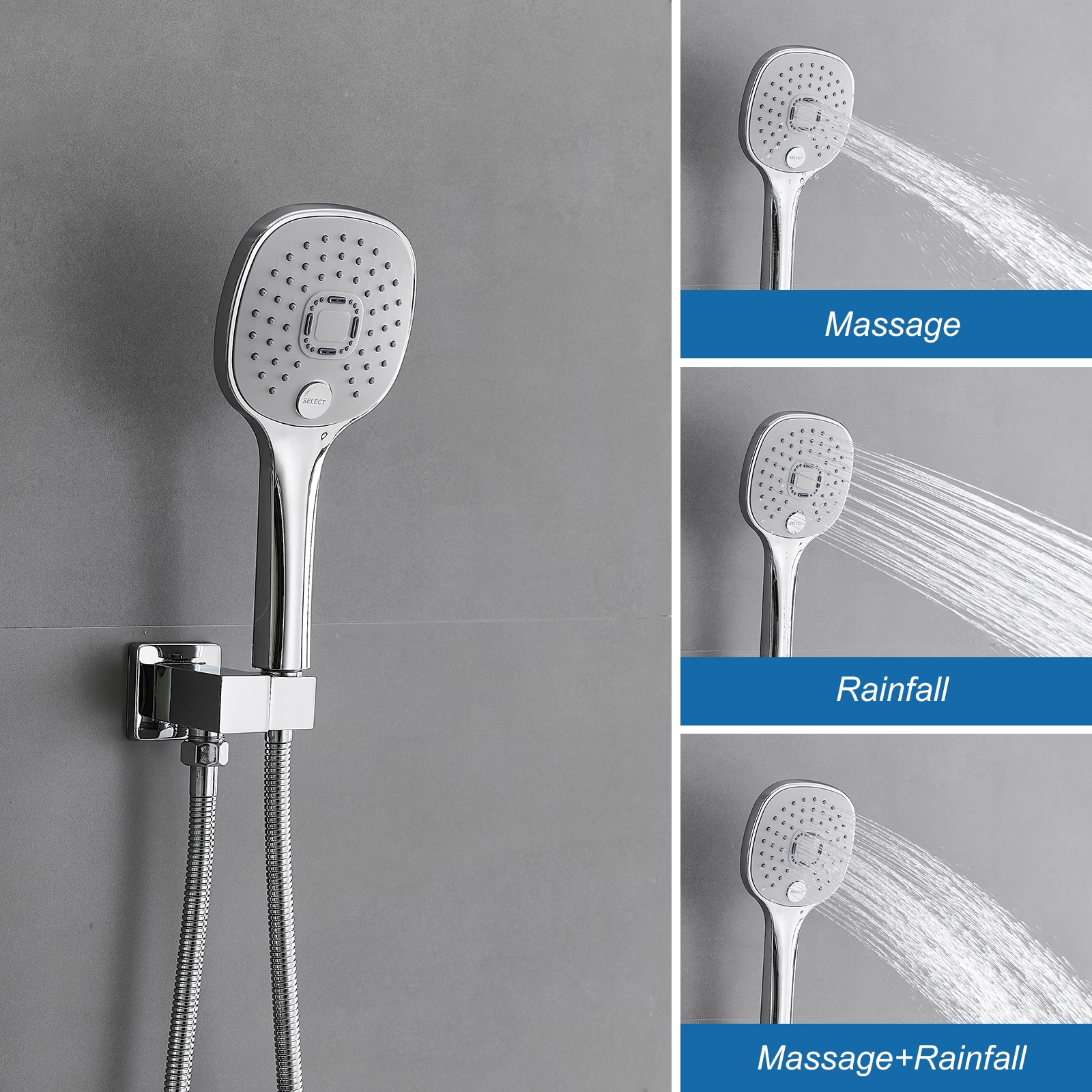 BWE A-95009-C Showerhead-Bar-Panels - View #4