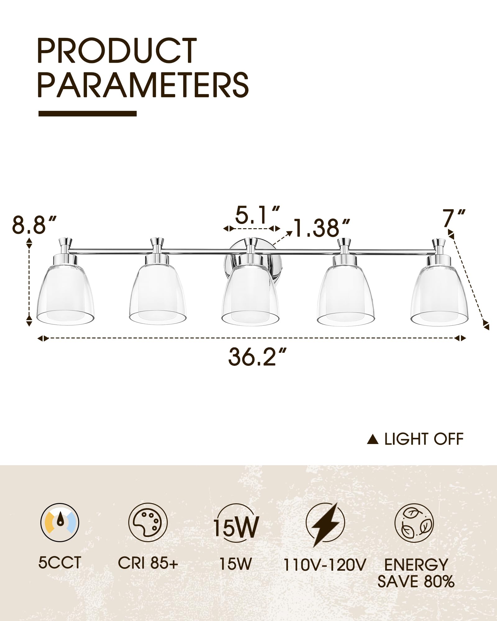 LTMATE LS5HJF95B-5W LED CH b089995 - View #2