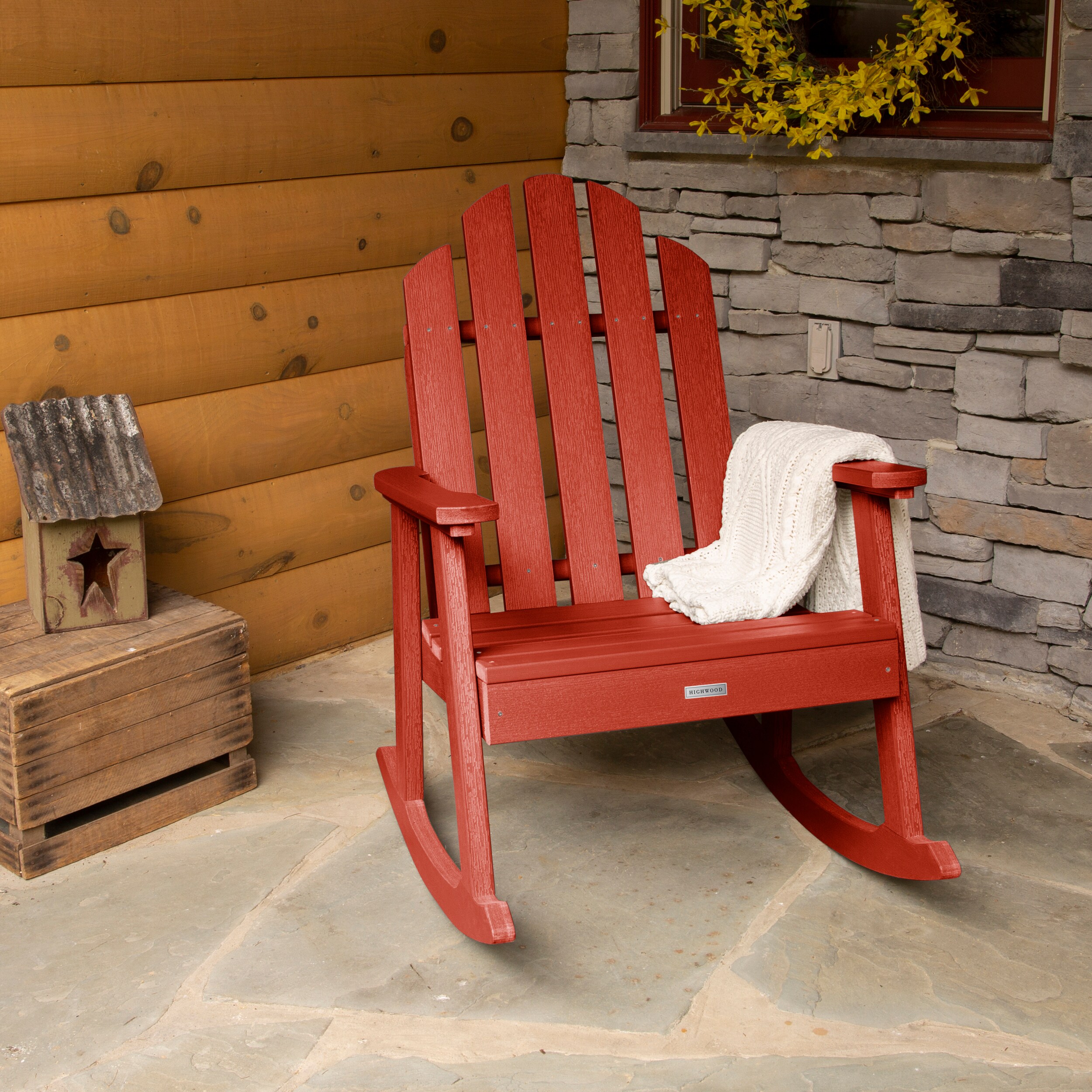 highwood AD-RKCH3-RED Patio-Chairs - View #2