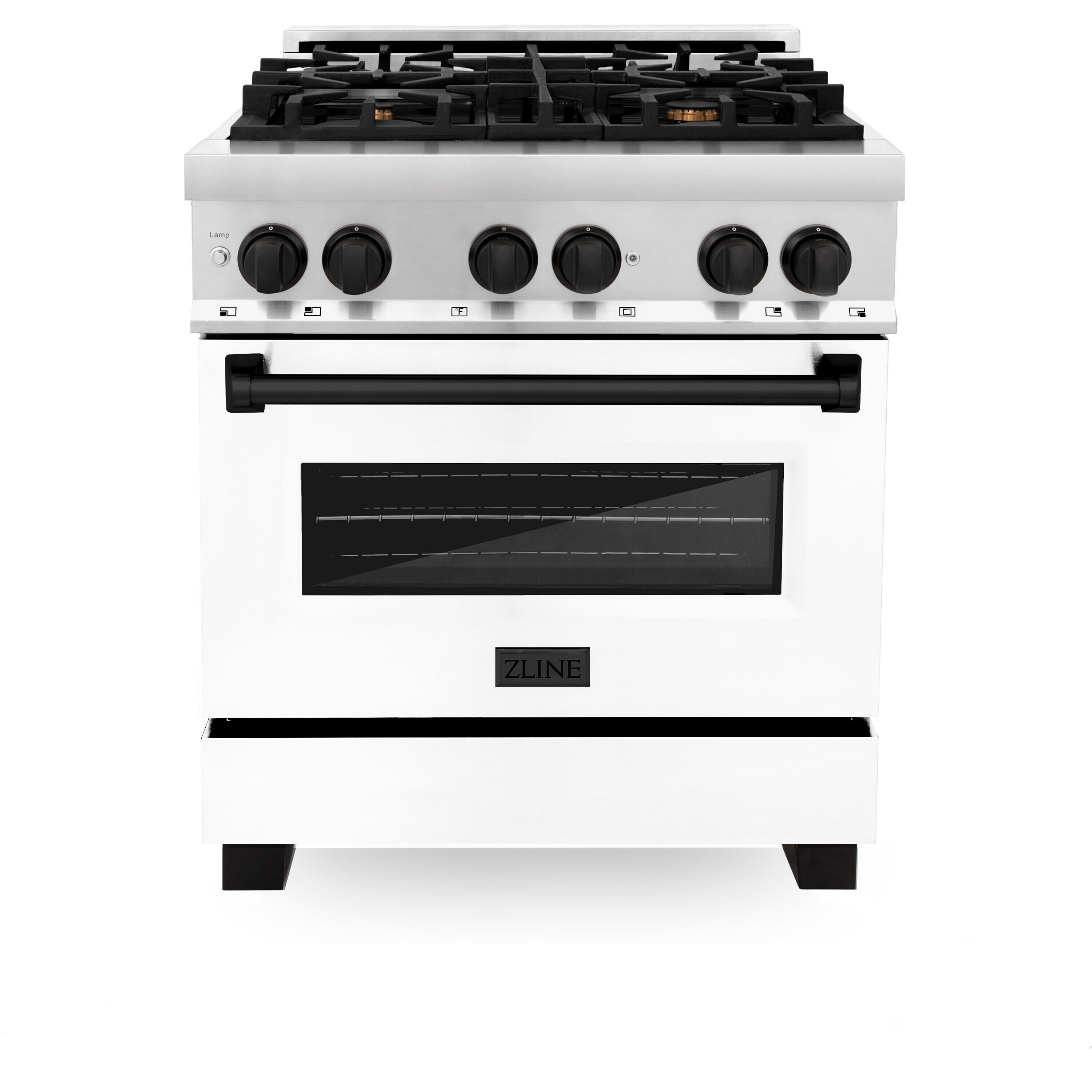 ZLINE KITCHEN & BATH RAZ-WM-30-MB Dual-Fuel-Ranges - View #4