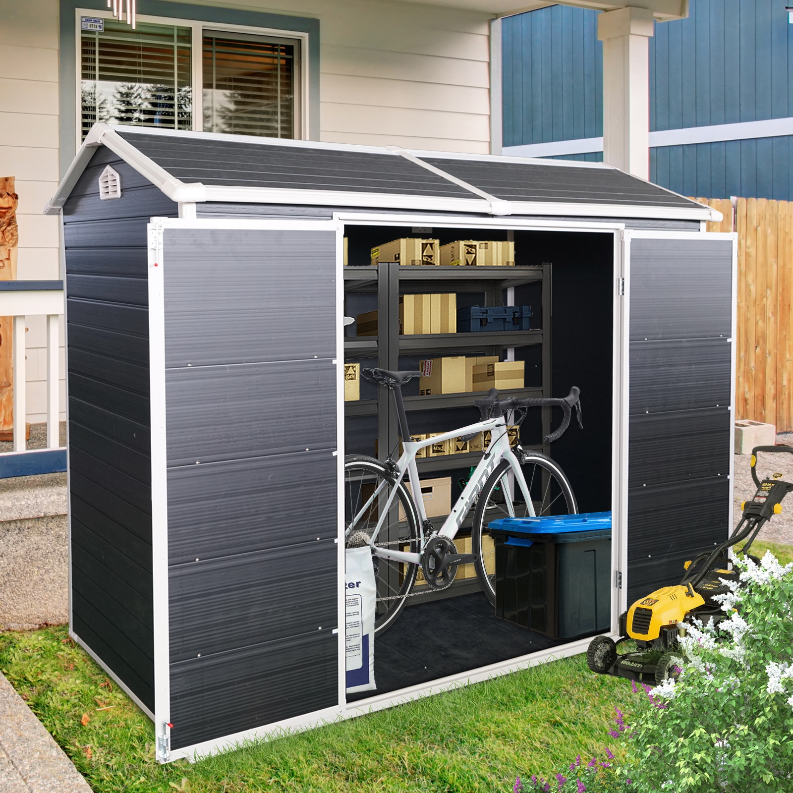 Mondawe MD-TP16AAL Vinyl-Resin-Storage-Buildings - View #4