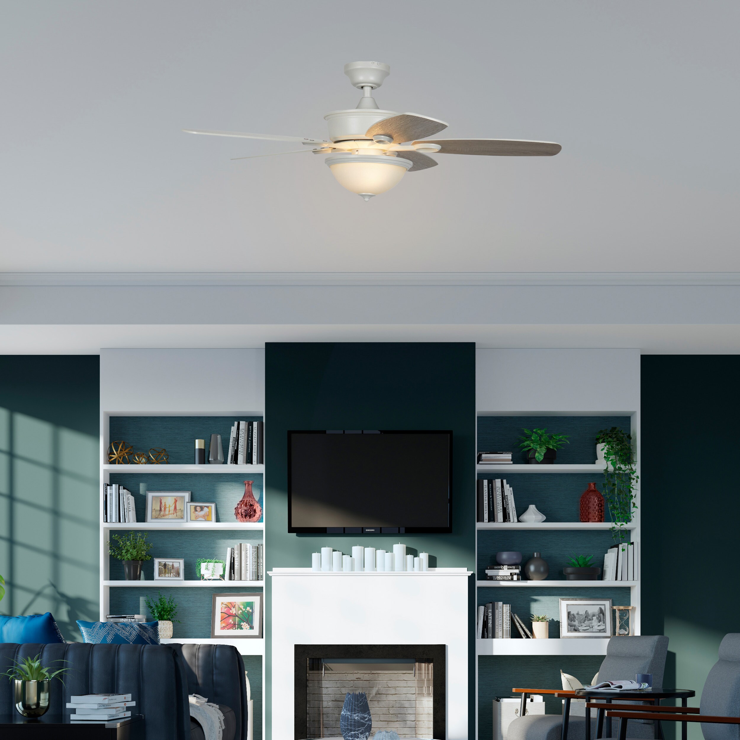 Harbor Breeze CAF48LW5LRC Ceiling-Fans - View #5