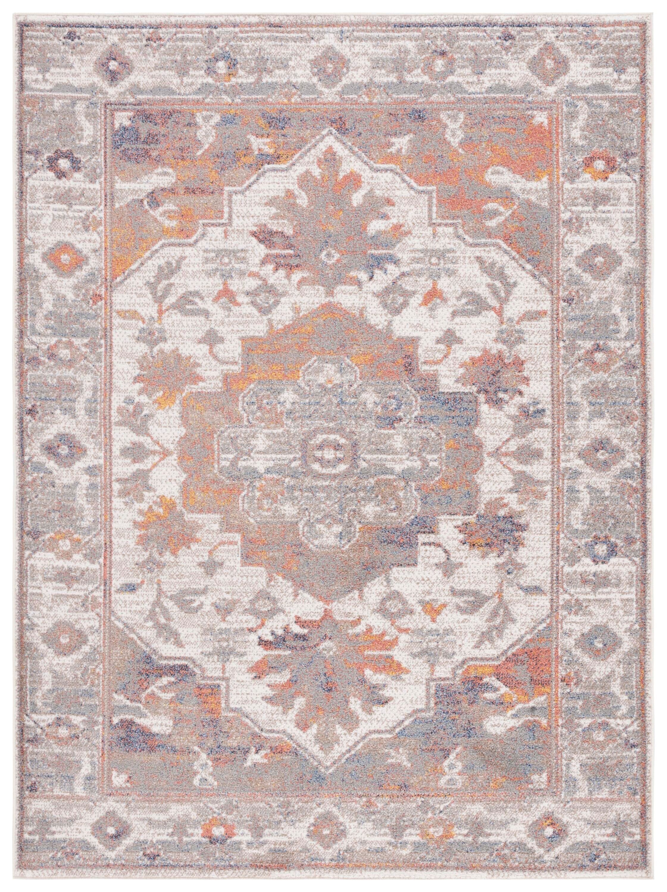 Ivory Elegance 9' x 12' Hand-Knotted Reversible Synthetic Area Rug