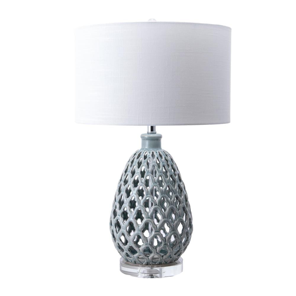 nuLOOM 29-in Light Green 3-way Table Lamp with Linen Shade at Lowes.com