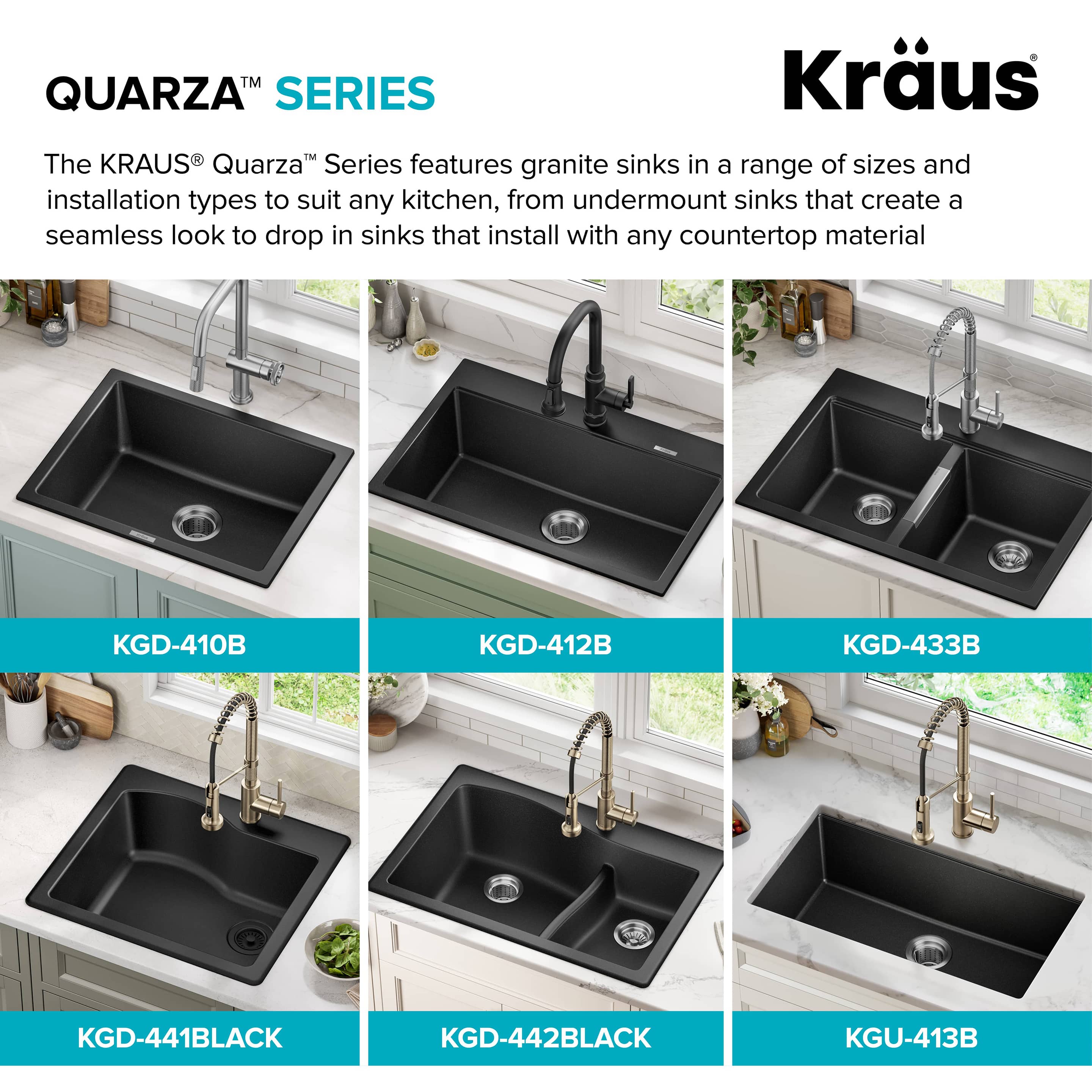 Kraus KGD-442GREY Kitchen-Sinks - View #16