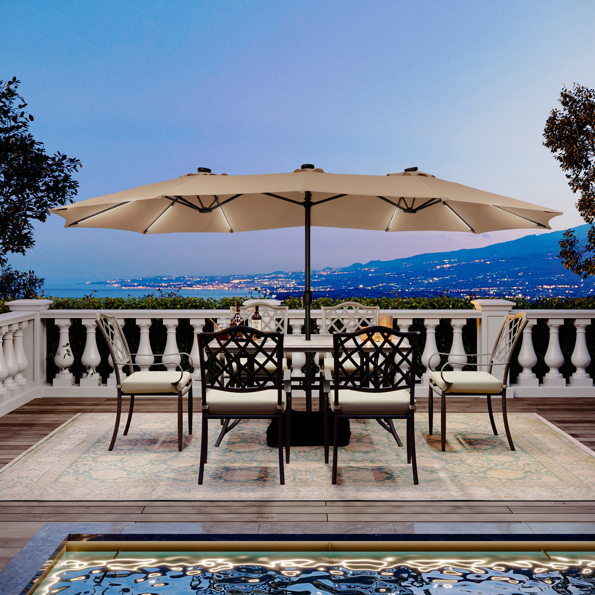 Clihome CLHT15L-TTN Umbrellas-2 - View #2