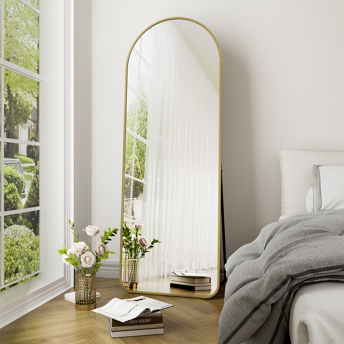BEAUTYPEAK LS-CYJ-GXRE2164-G Decor-Mirrors - View #2