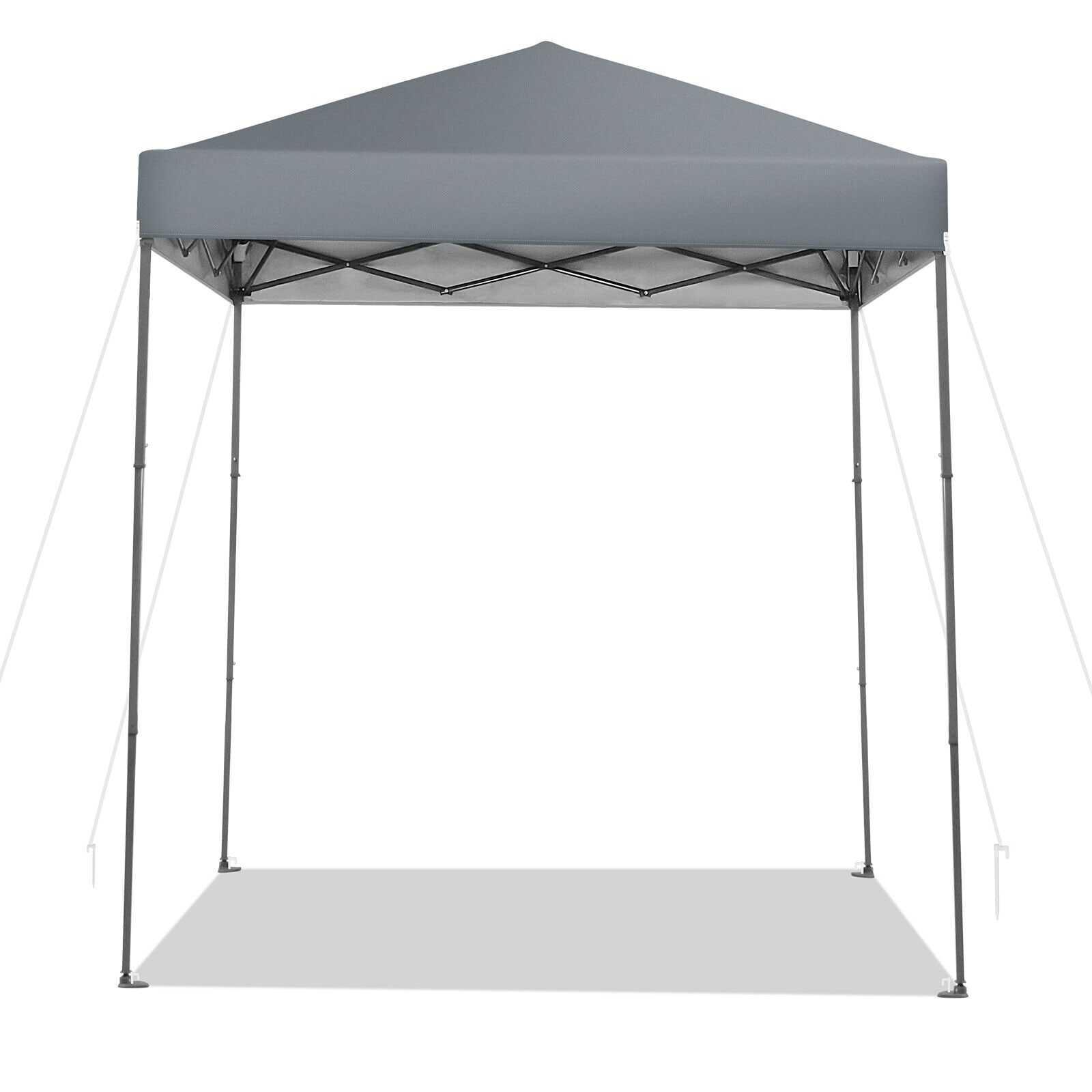 LIVIZA TDZ10849GR 6.6-Feet x 6.6-Feet Square Gray Pop-up canopy