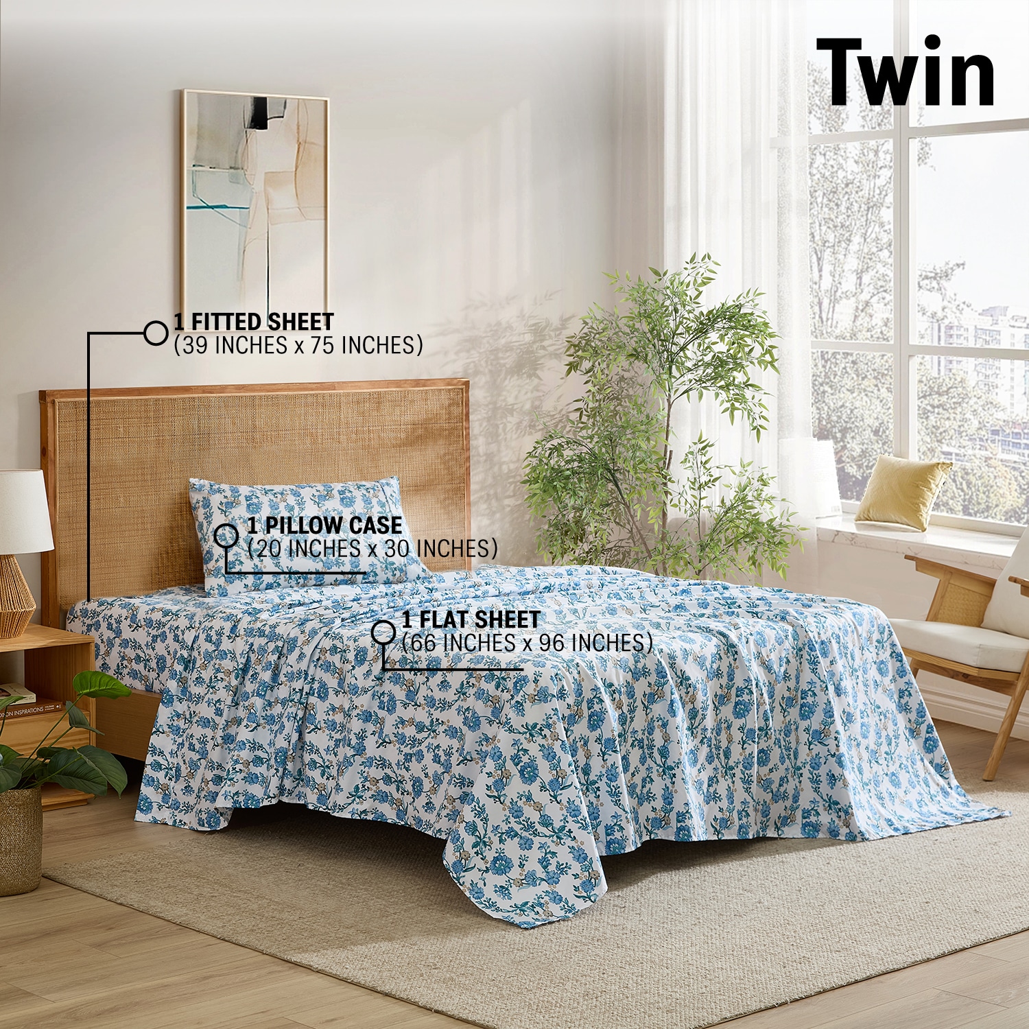 HLC DTSY-BLU-TWN Sheet-Sets - View #3