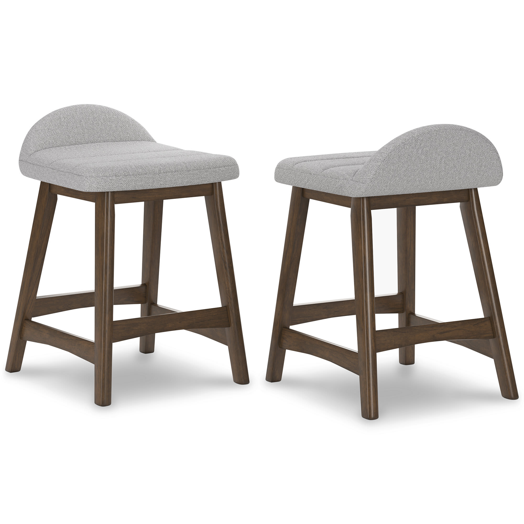 Signature Design by Ashley FD615-124 Lyncott White Counter Height Bar Stool Set of 2