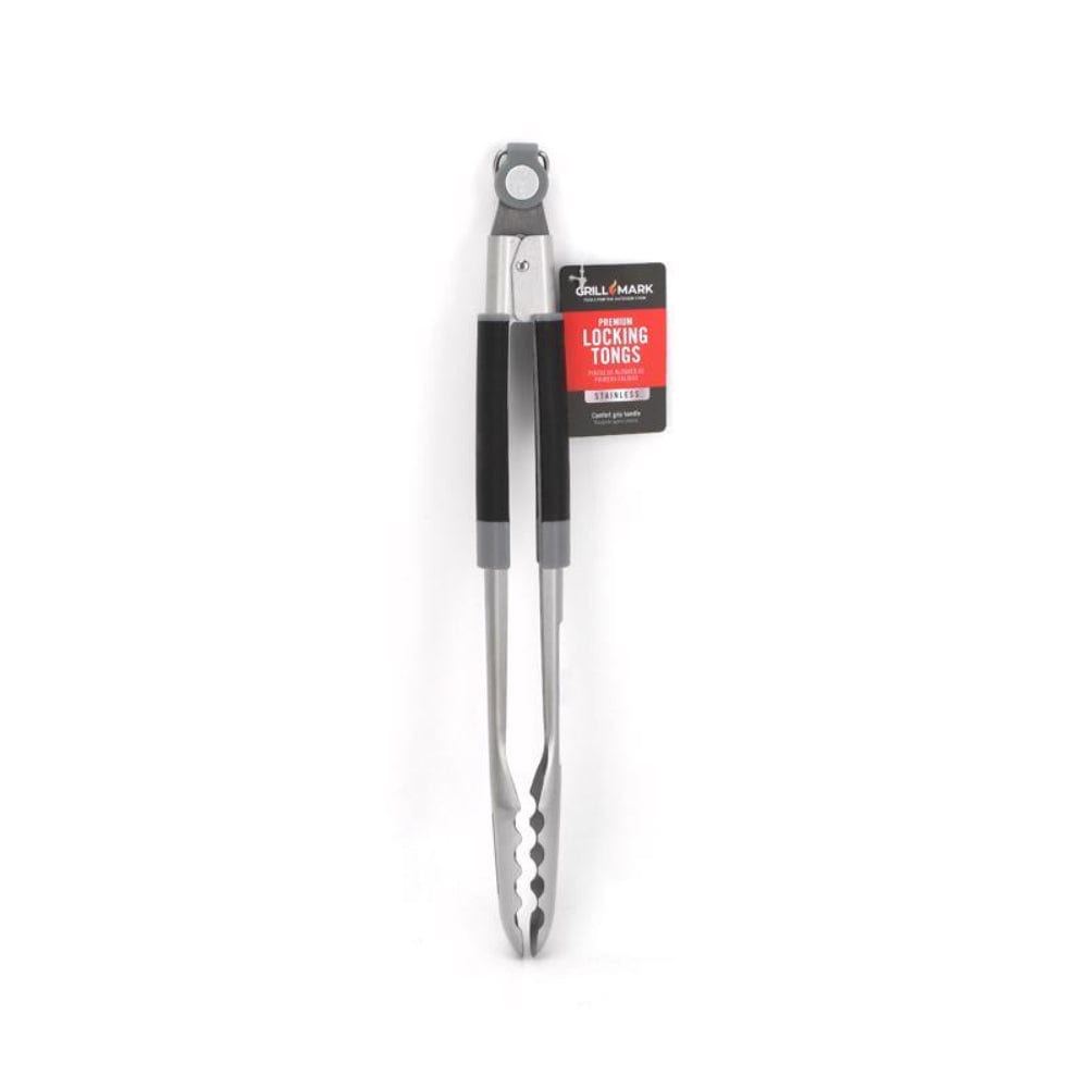 Grill Mark - Stainless Steel Locking Grill Tongs 1 Pc