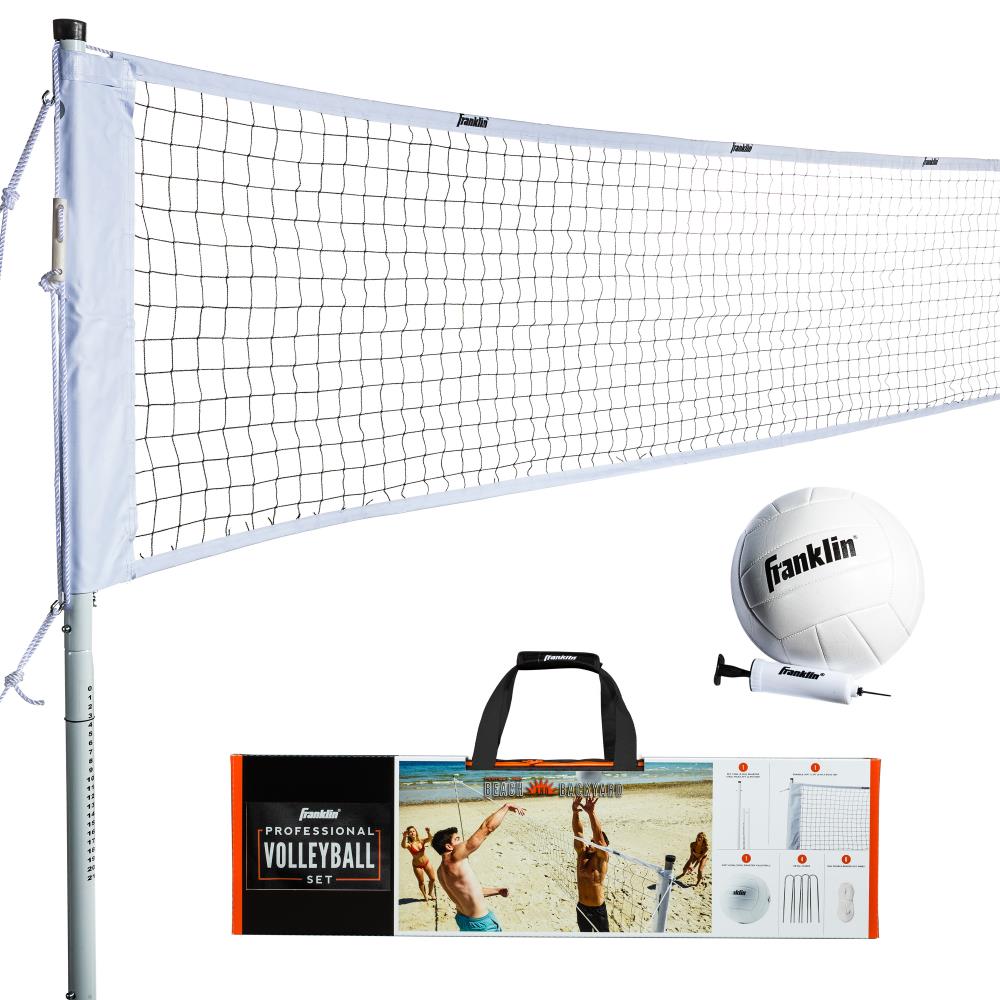 Franklin Sports Outdoor Steel Volleyball with Case in the Party